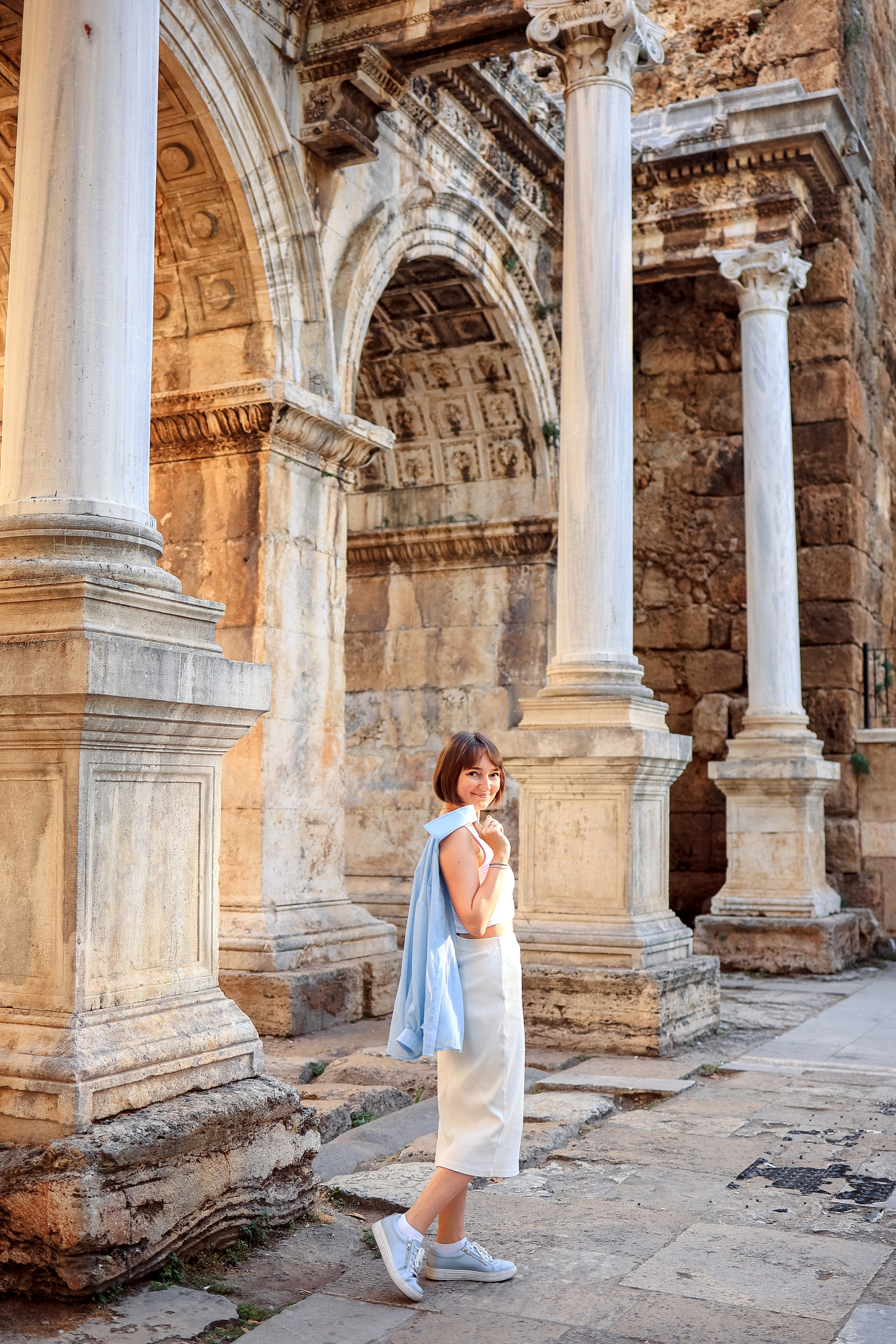 Photoshooting in old town of Antalya. Photographer in Turkey, Antalya, Kemer, Belek, Side, Kas, Fethiye