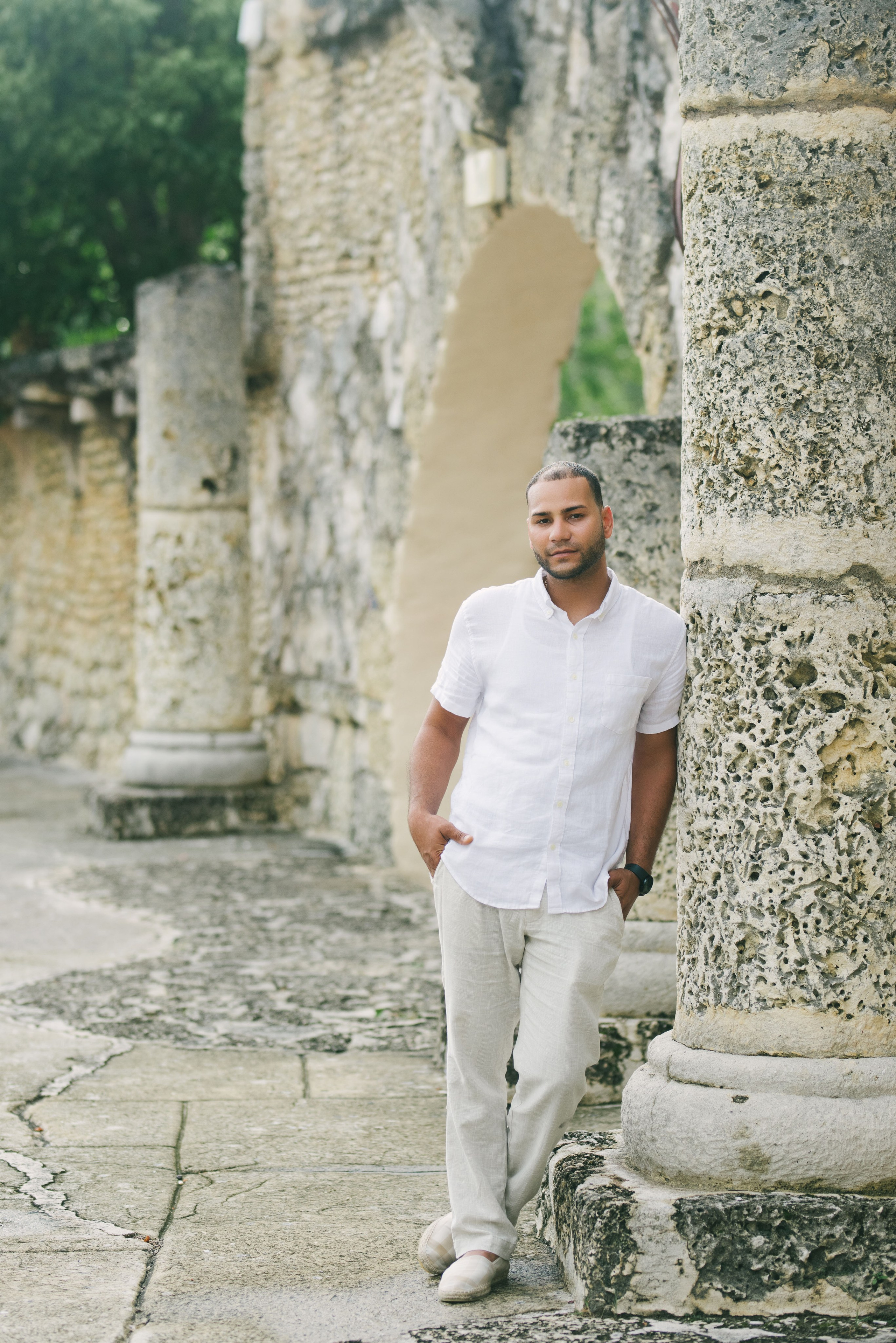 Cinthia and Jose at Altos de Chavon