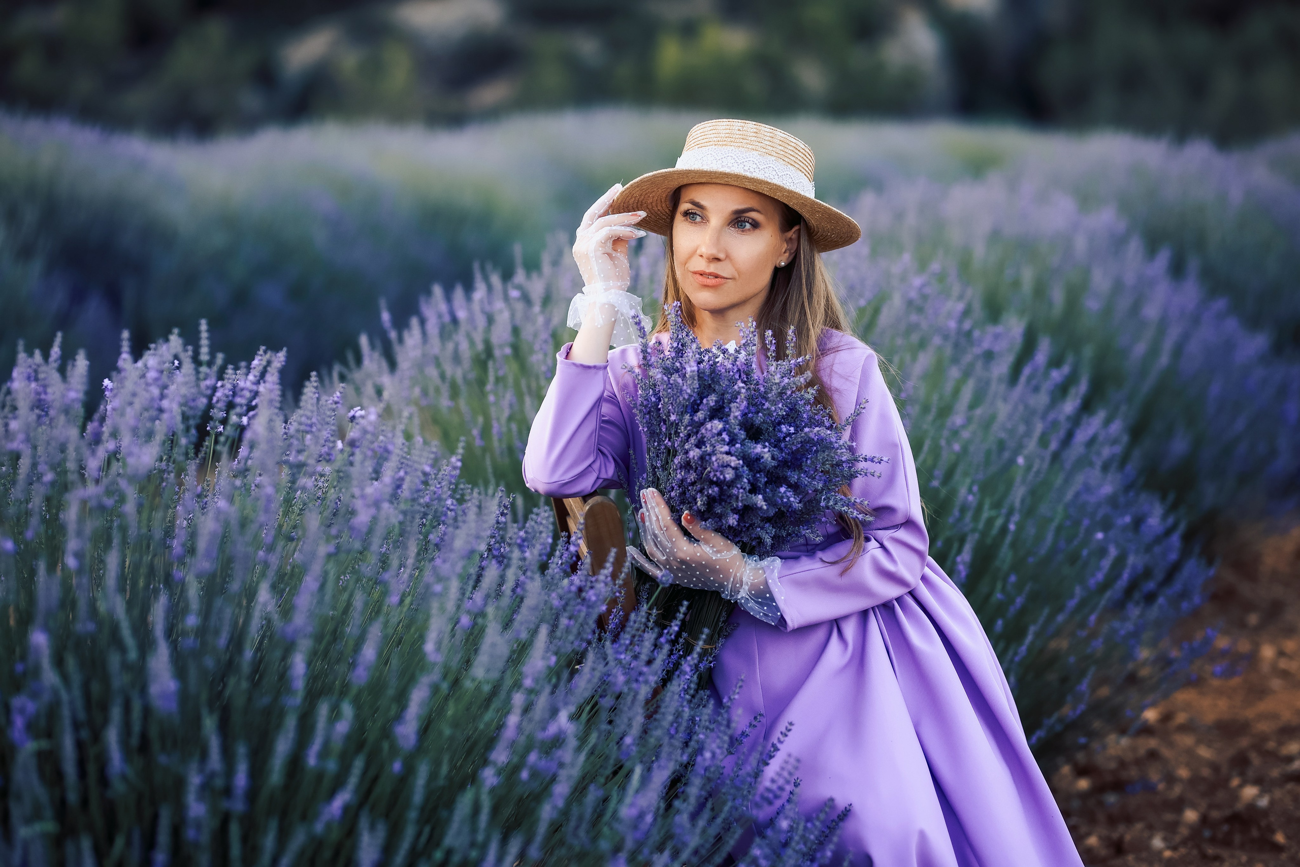 Lavender fields in Turkey. Photographer in Turkey, Antalya, Kemer, Belek, Side, Kas, Fethiye
