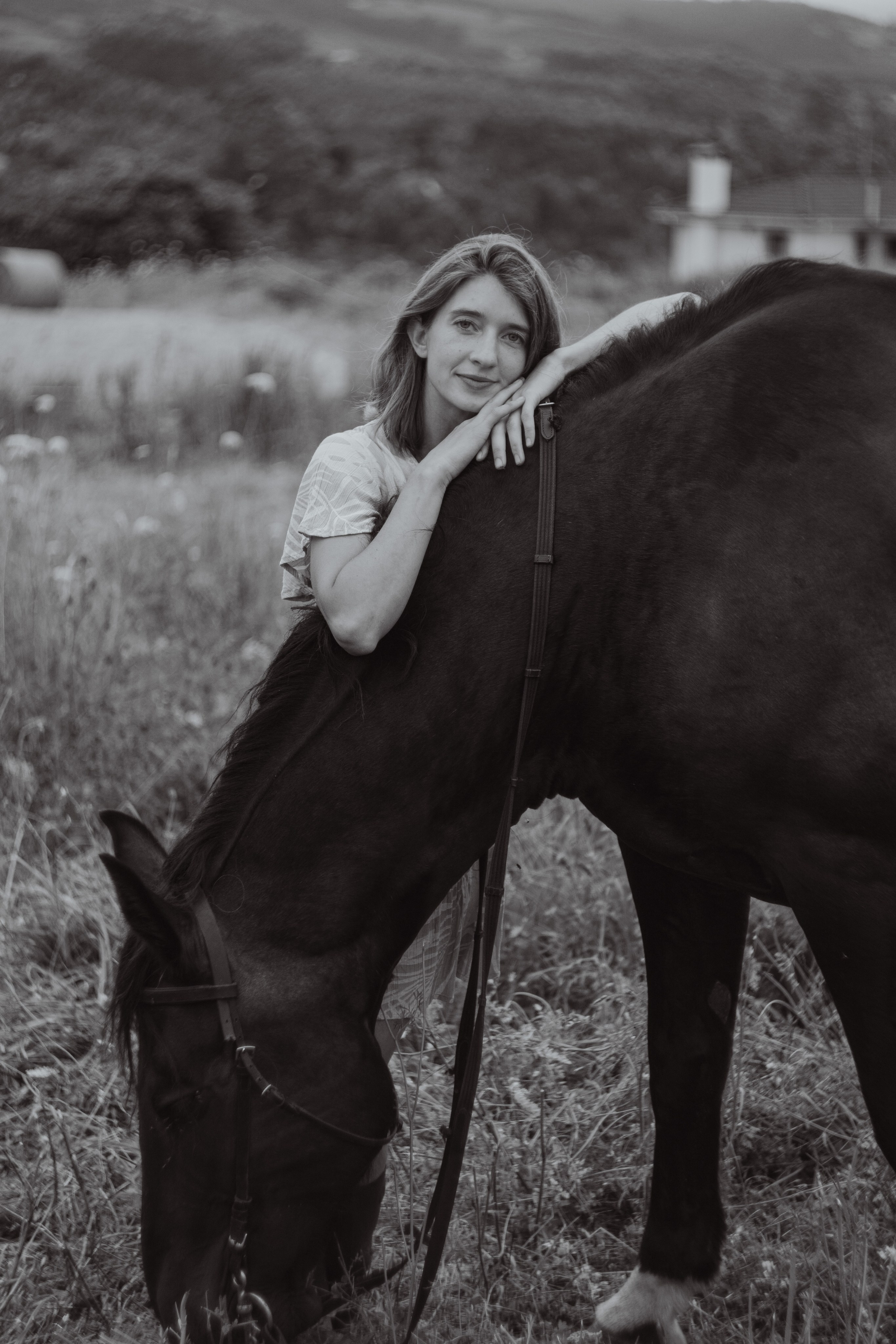Kate and Her Horse: Portrait Photography in Asturias, Spain