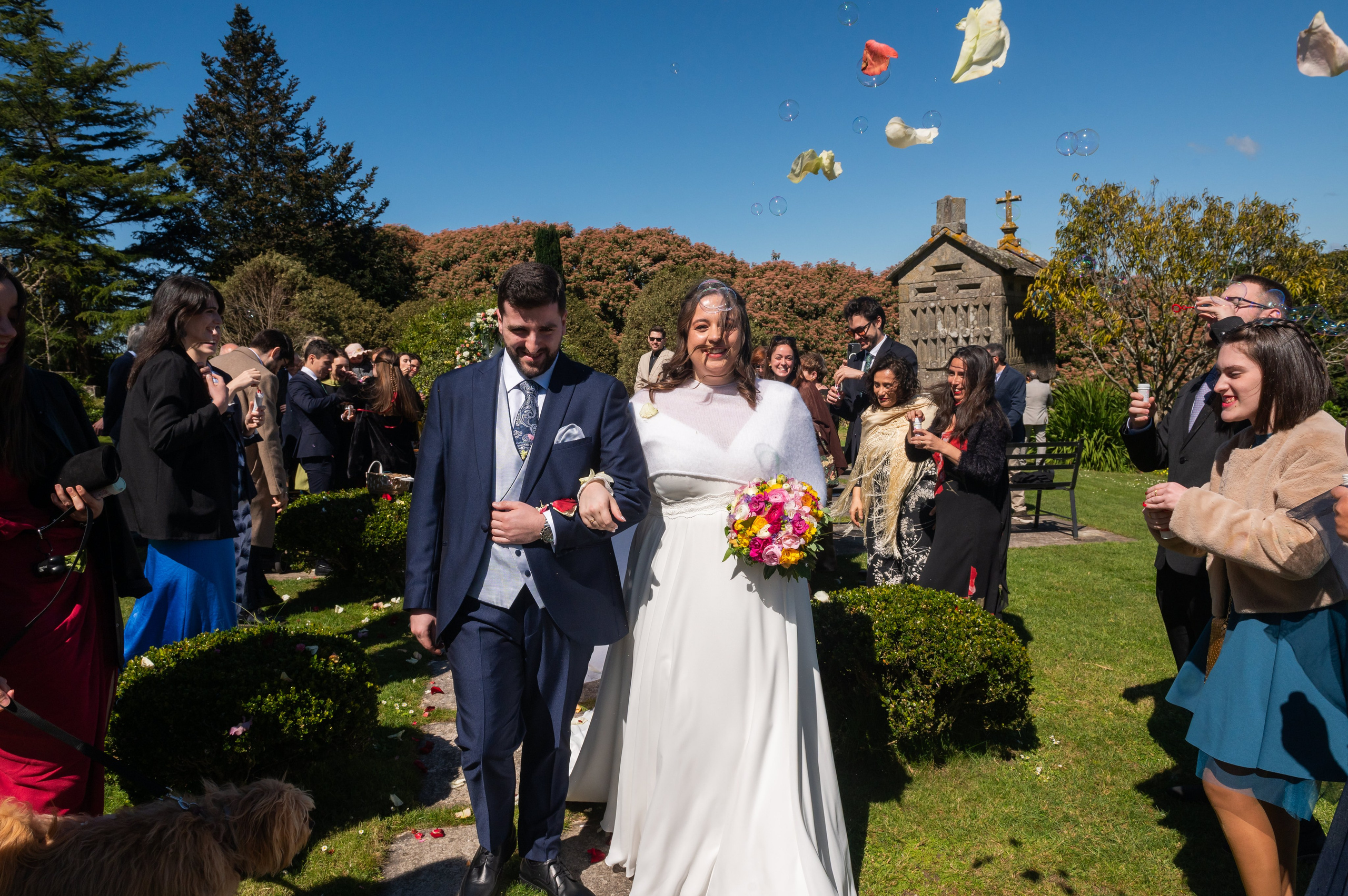 Boda de Claudia y Gabriel · Pazo de Santa Cruz de Bueu, Galicia · Javier Poveda