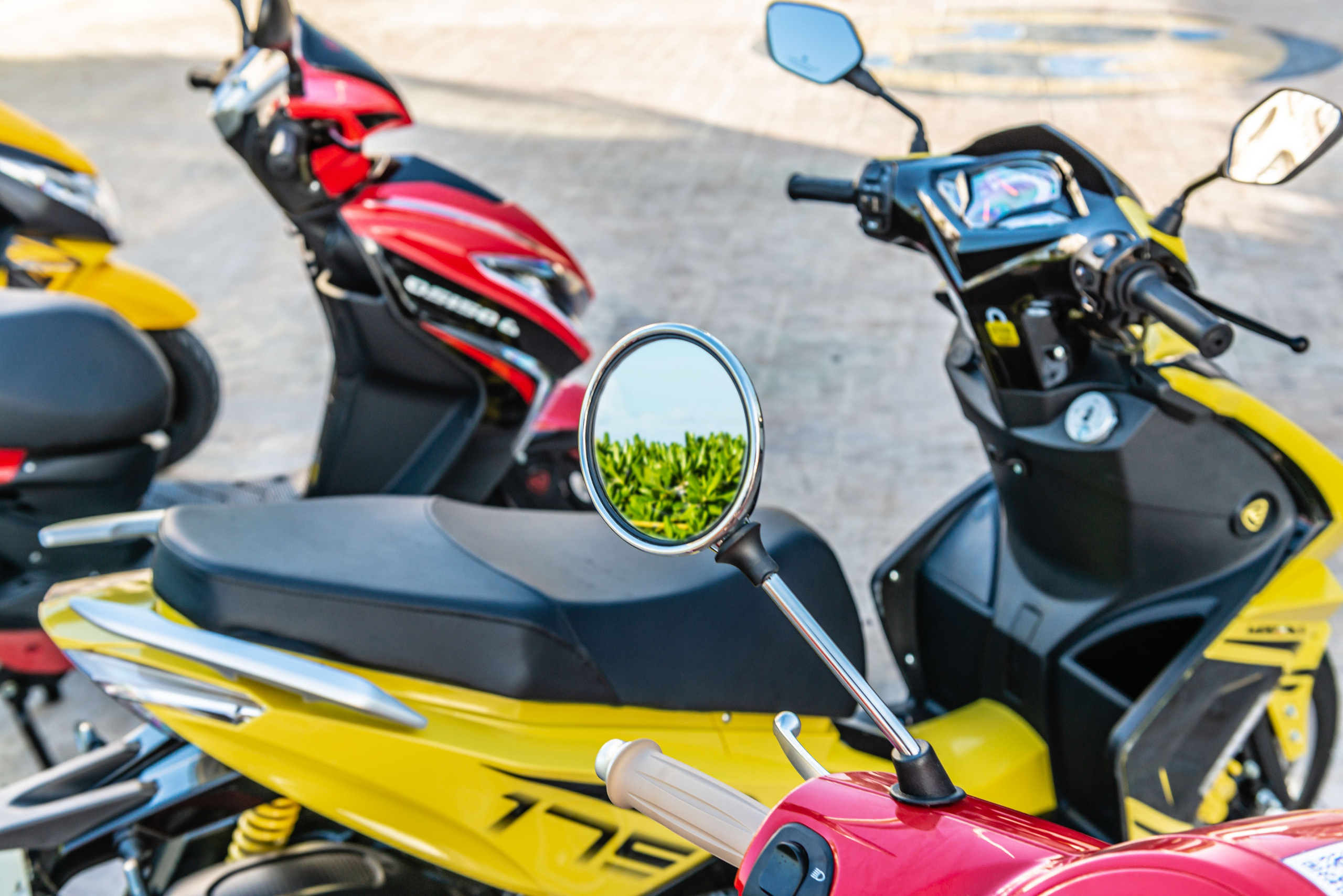 Scooter Photography for Rental Website in Mexico. PHOTOGRAPHER QUINTANA ROO