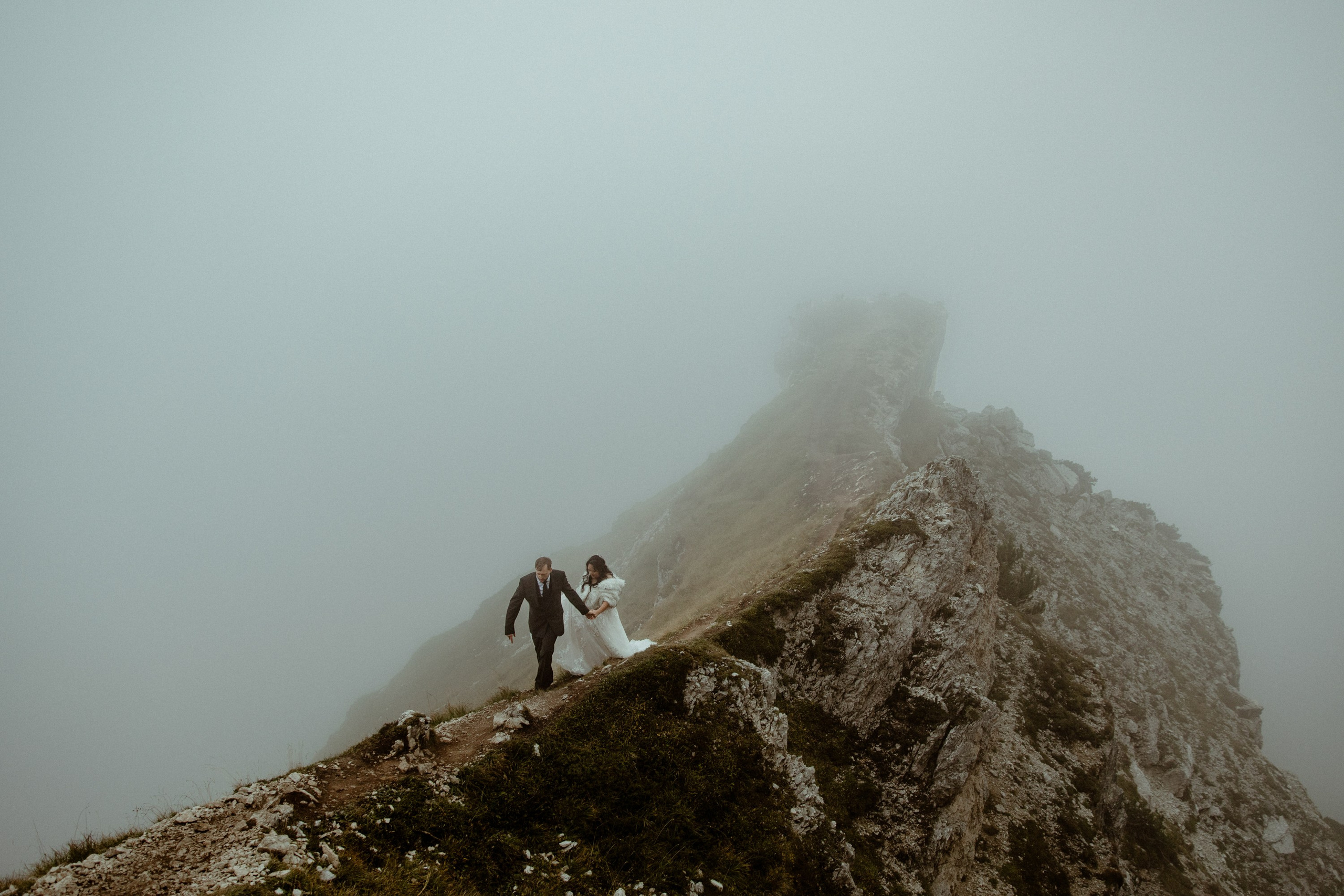 Secret Dolomites elopement at Lago di Braies & Cadini di Misurina | Best place to elope in Italy. Iceland elopement photographer & videographer