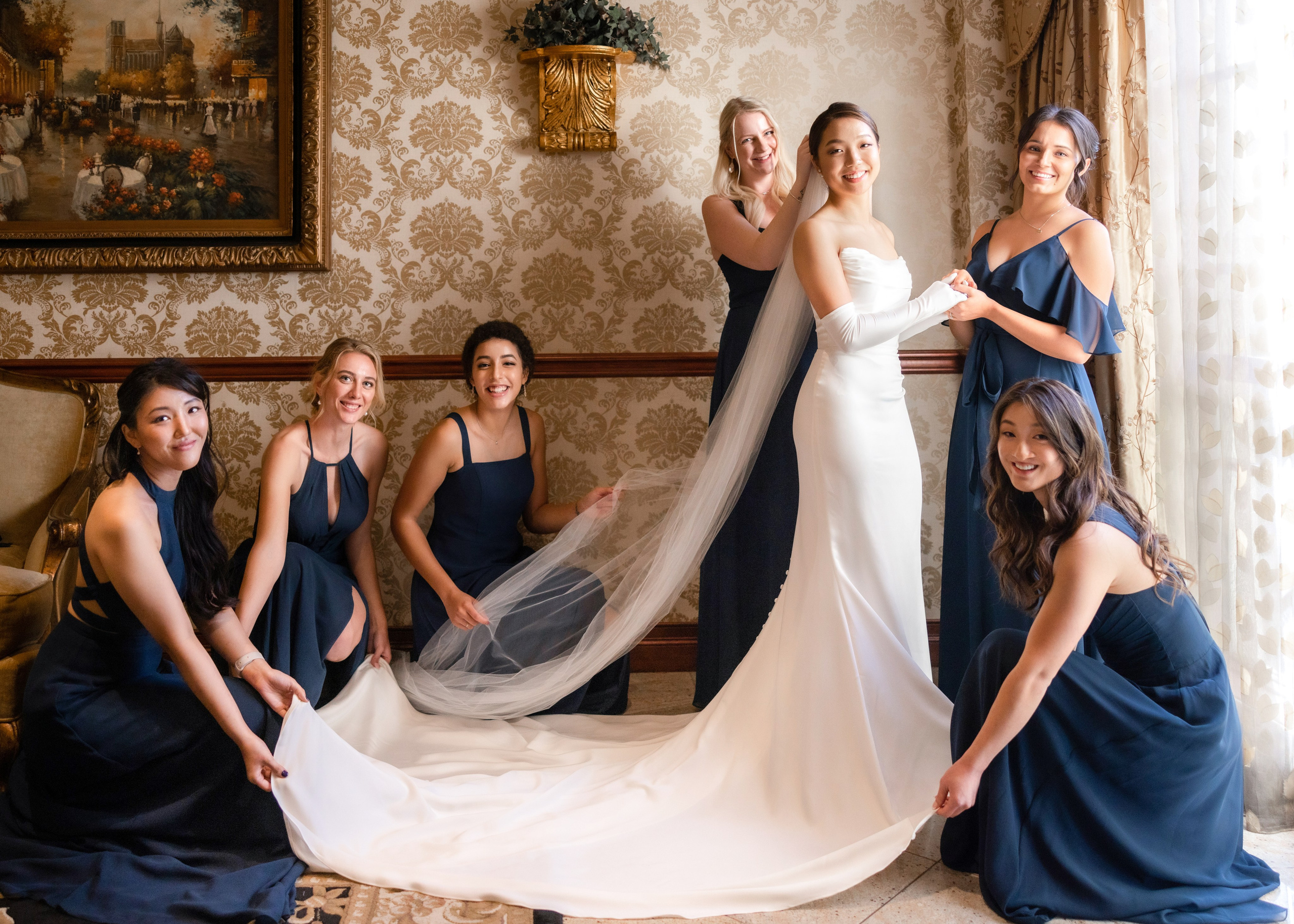 Conner Wiburn & Esther Roh in The Venetian in Garfield, NJ. Wedding Photo & Video