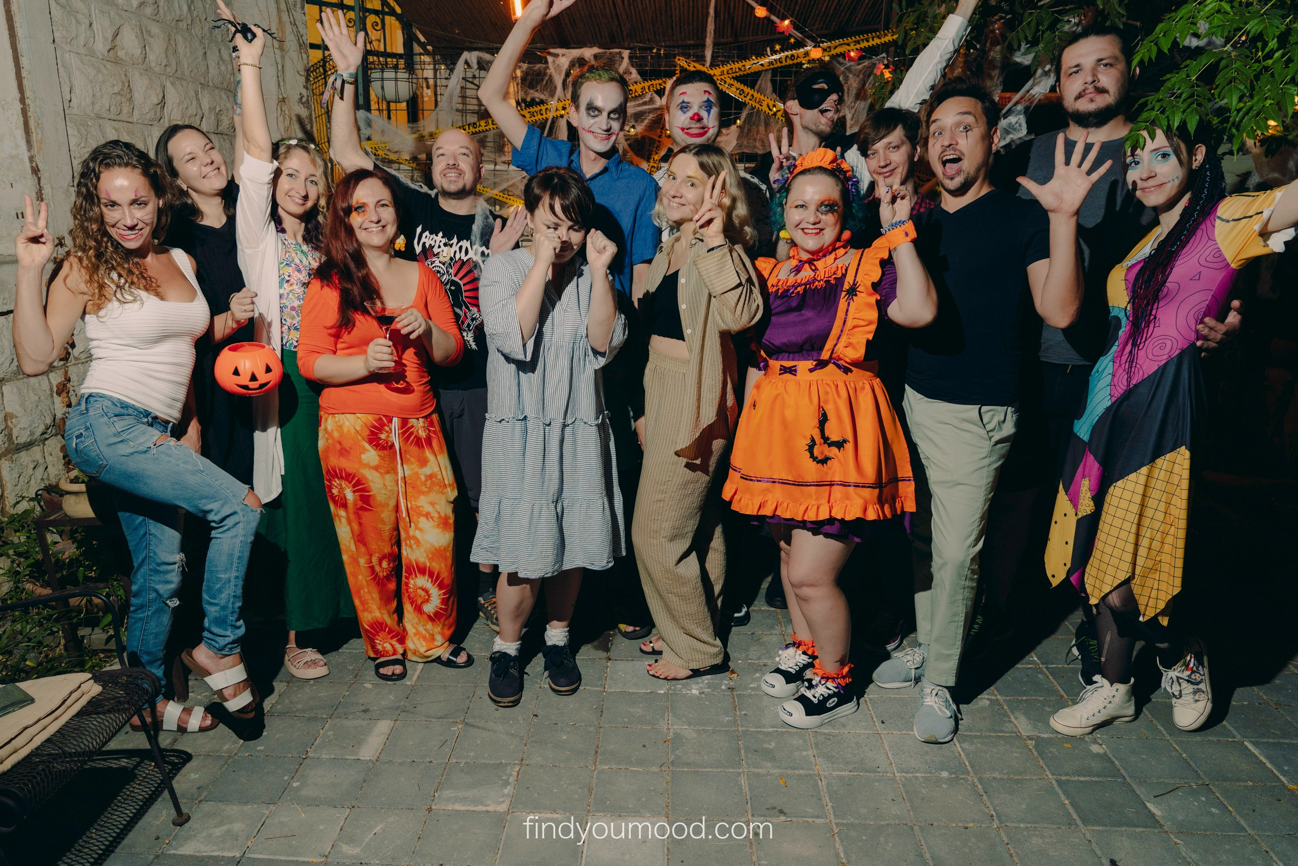 Halloween. Photo and video shooting