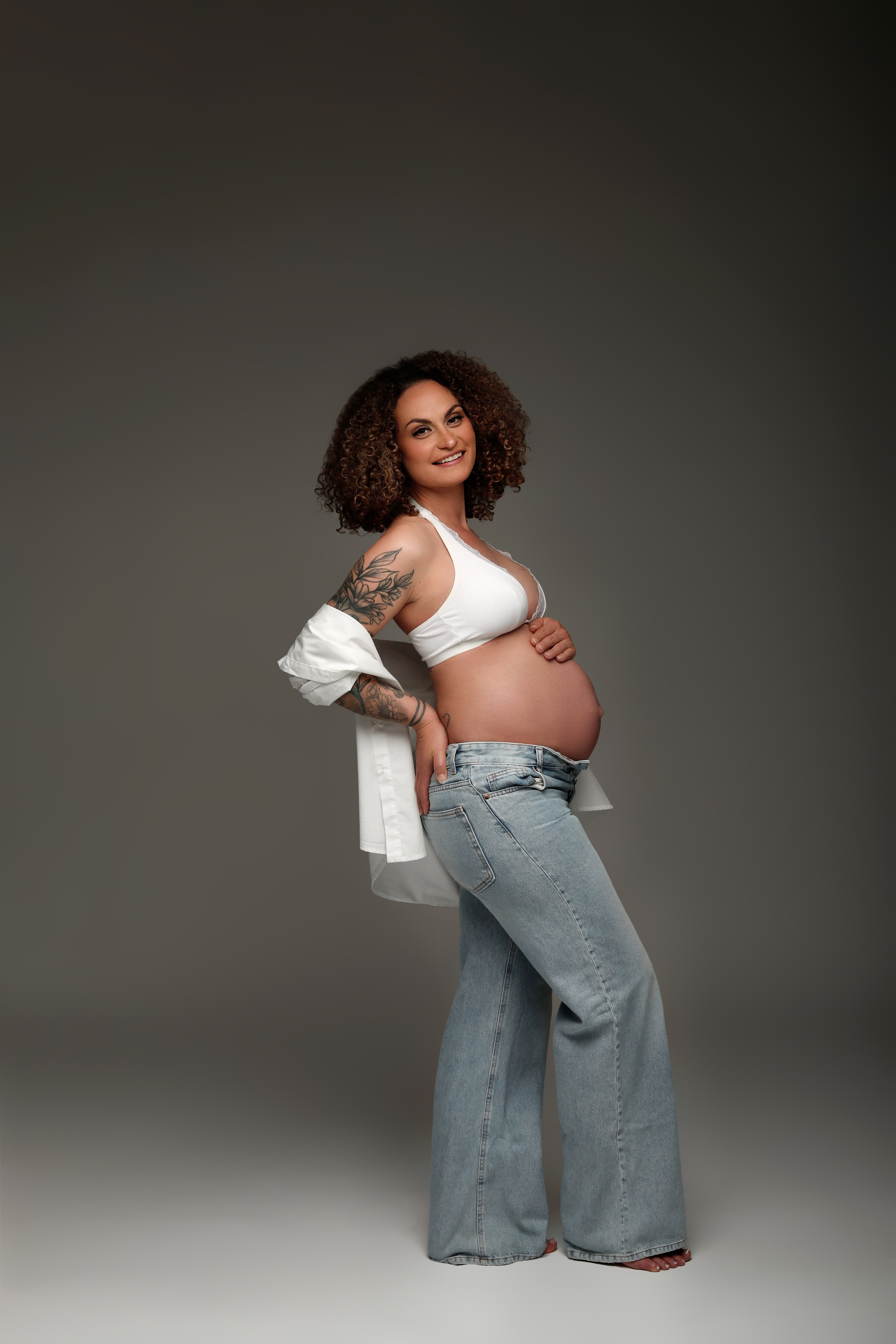Babybauchshooting. Neugeborenen Fotograf Ulm (Umgebung)