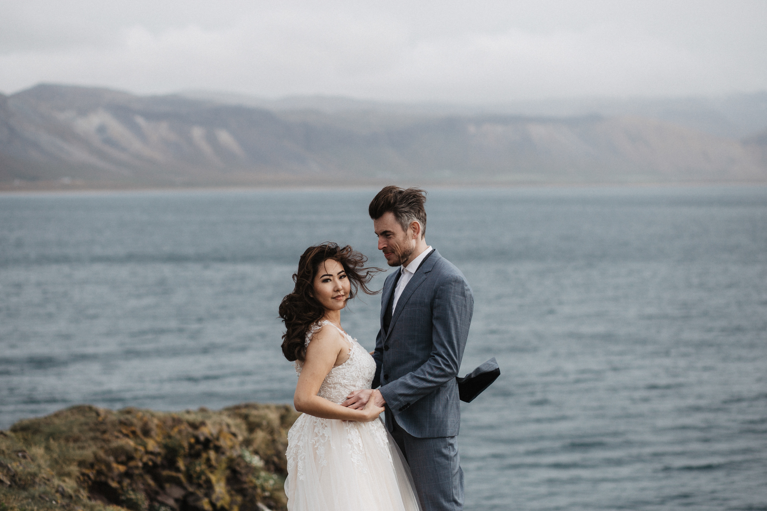 Wedding for two in Iceland. Iceland elopement photographer & videographer