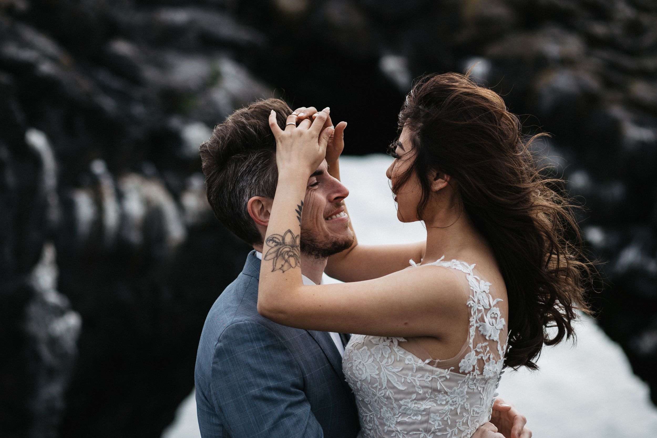 Wedding for two in Iceland. Iceland elopement photographer & videographer
