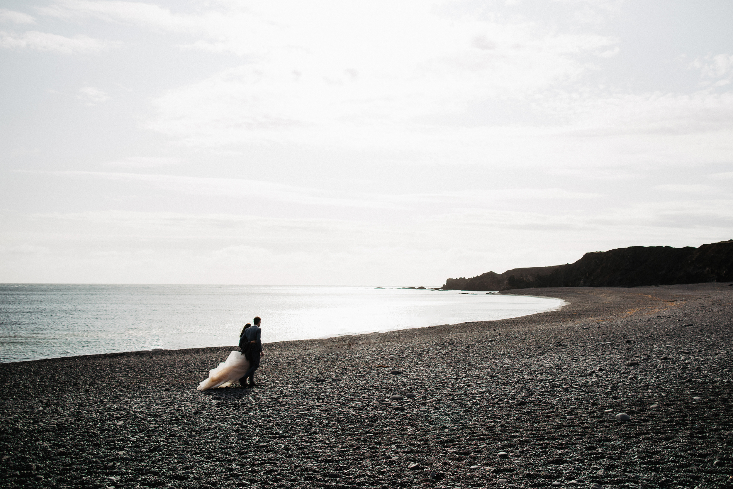 Wedding for two in Iceland. Iceland elopement photographer & videographer