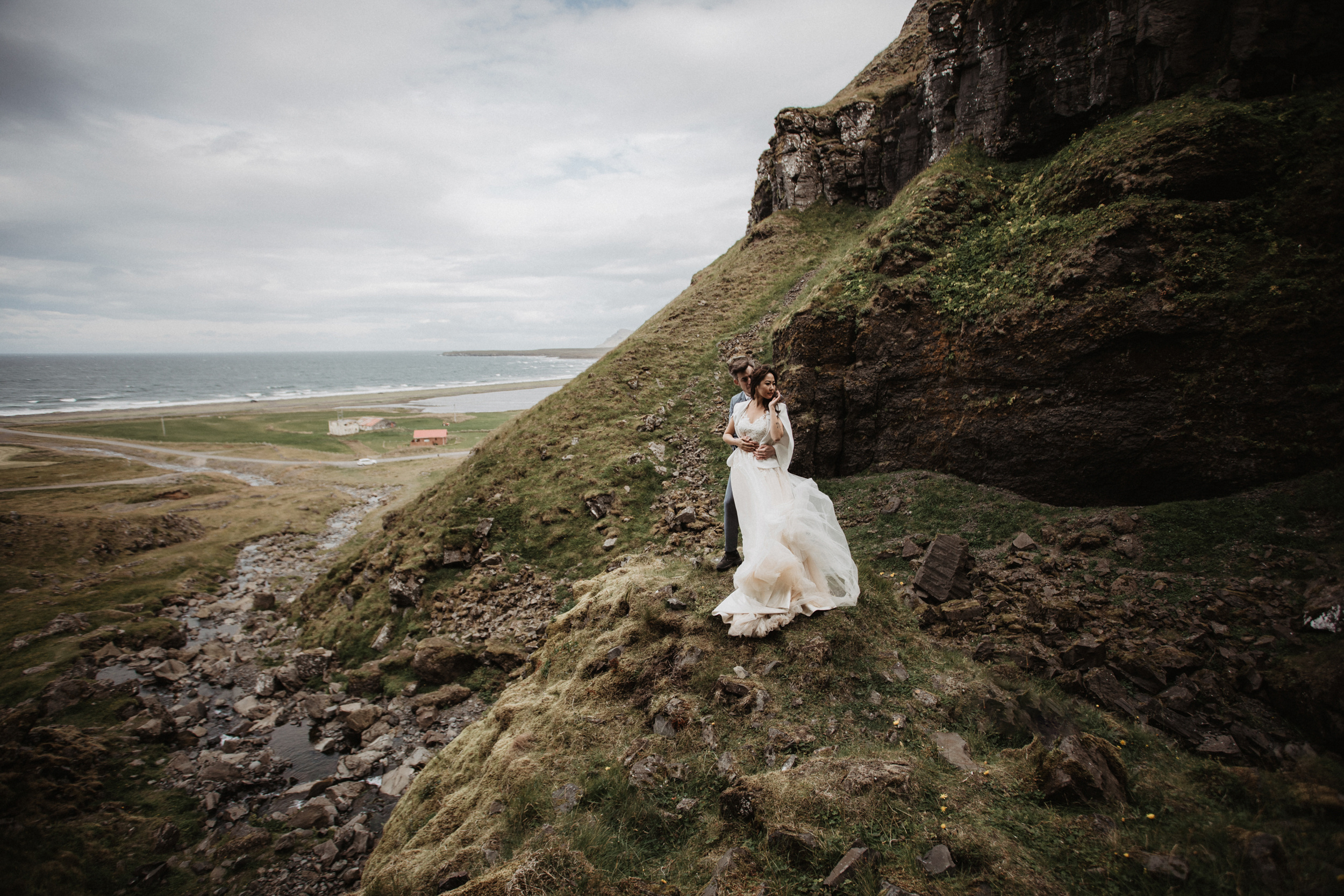 Wedding for two in Iceland. Iceland elopement photographer & videographer