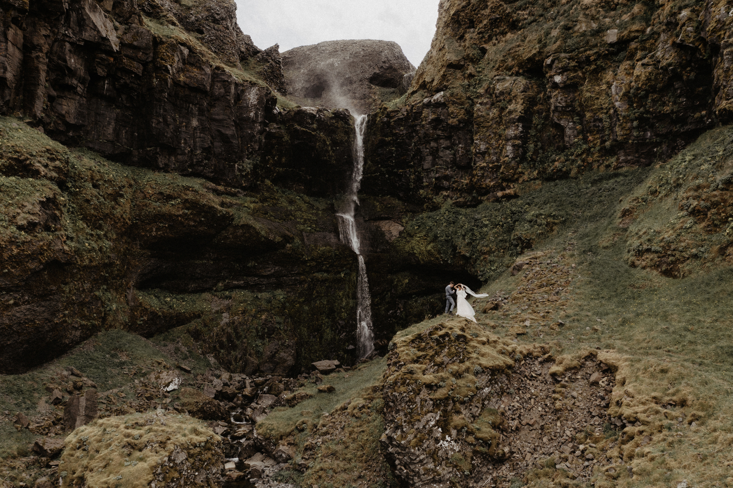 Wedding for two in Iceland. Iceland elopement photographer & videographer