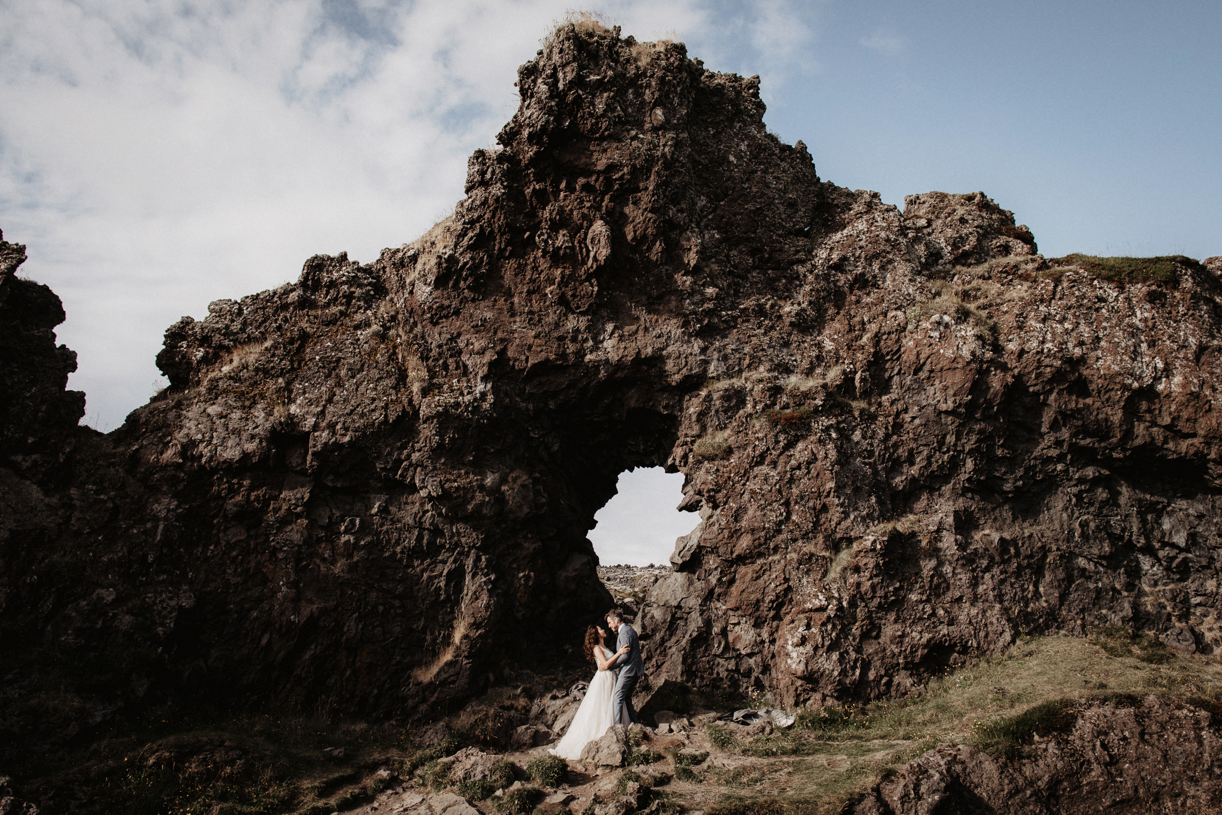 Wedding for two in Iceland. Iceland elopement photographer & videographer