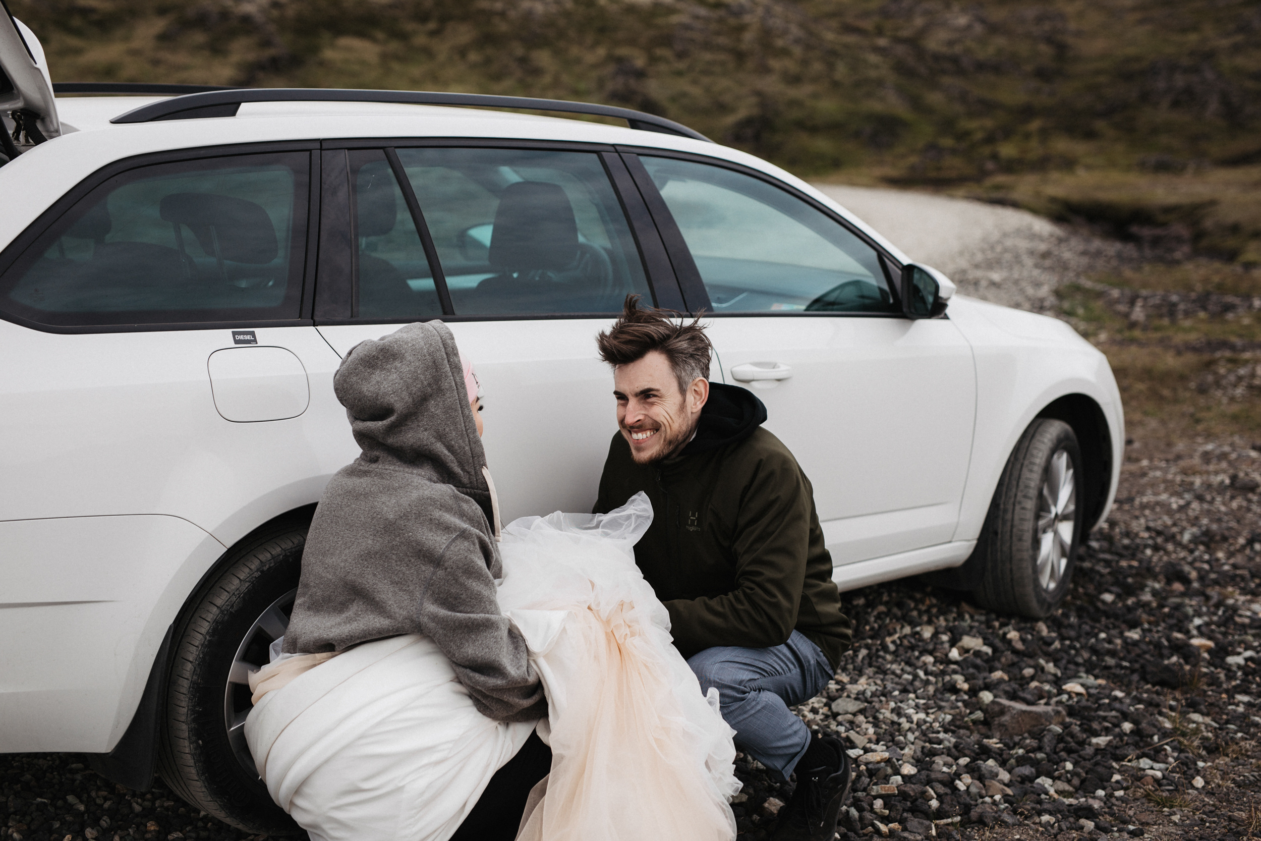 Wedding for two in Iceland. Iceland elopement photographer & videographer