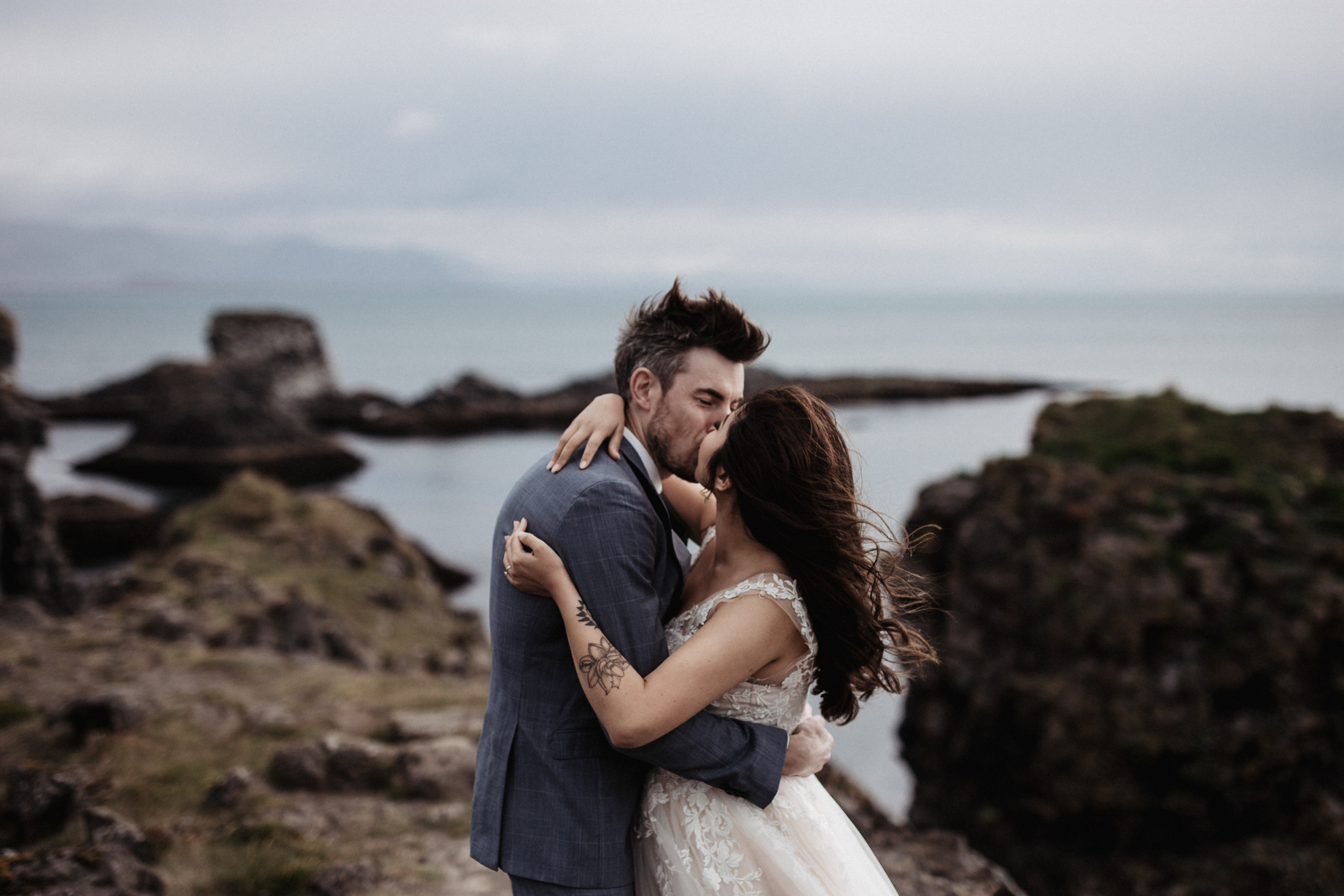 Wedding for two in Iceland. Iceland elopement photographer & videographer