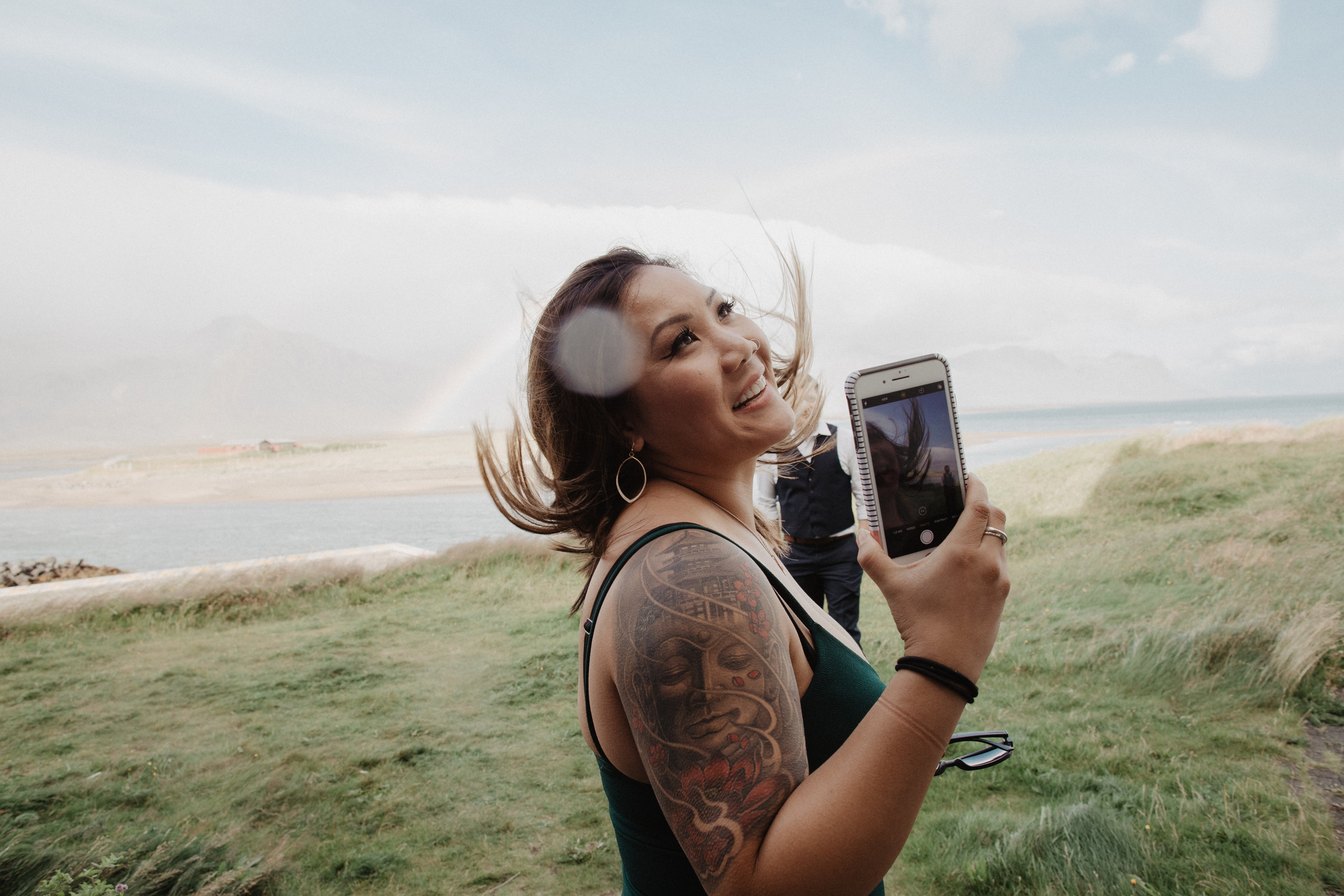 Wedding in Budir Iceland. Iceland elopement photographer & videographer