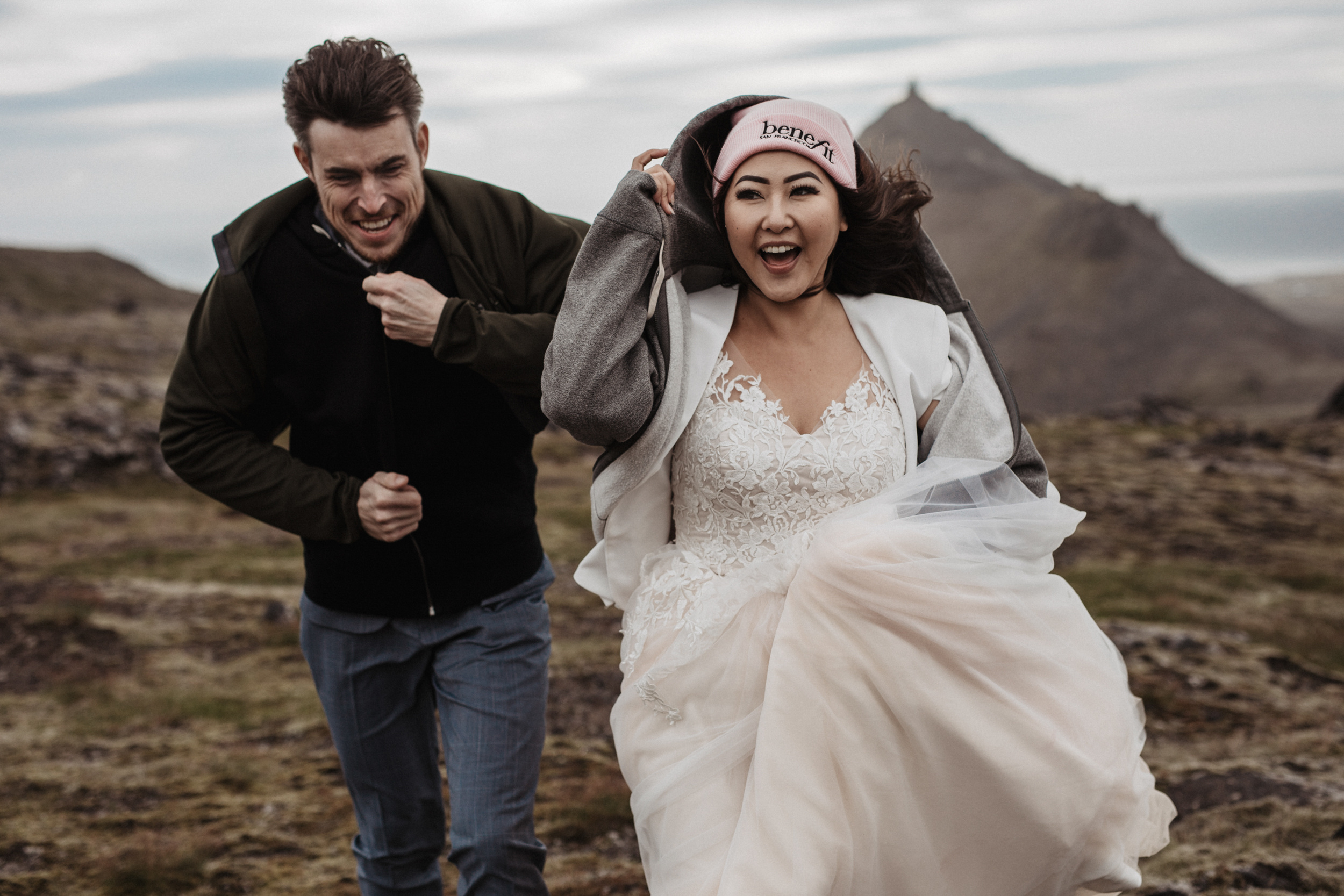 Wedding for two in Iceland. Iceland elopement photographer & videographer
