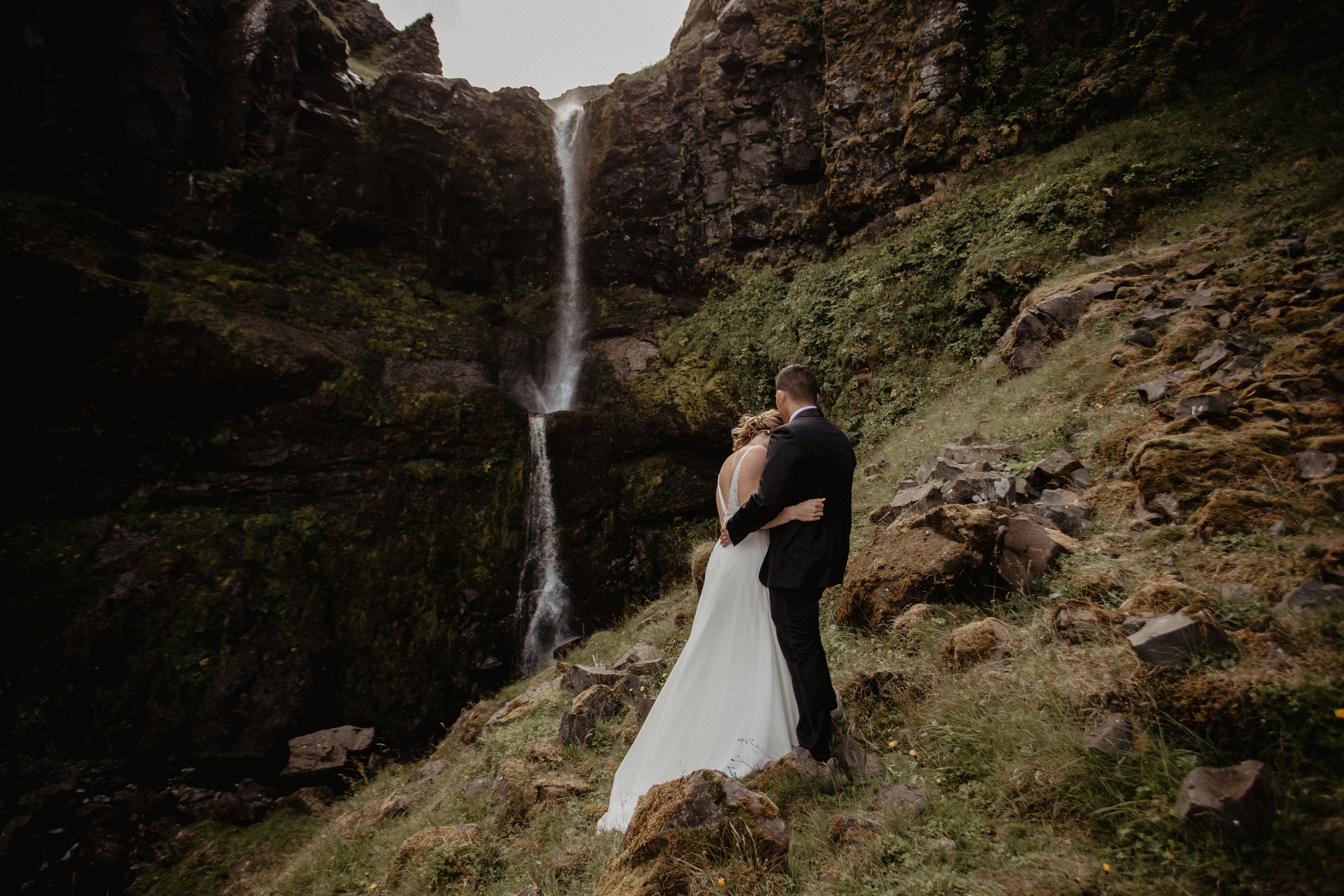 Wedding in Budir Iceland. Iceland elopement photographer & videographer