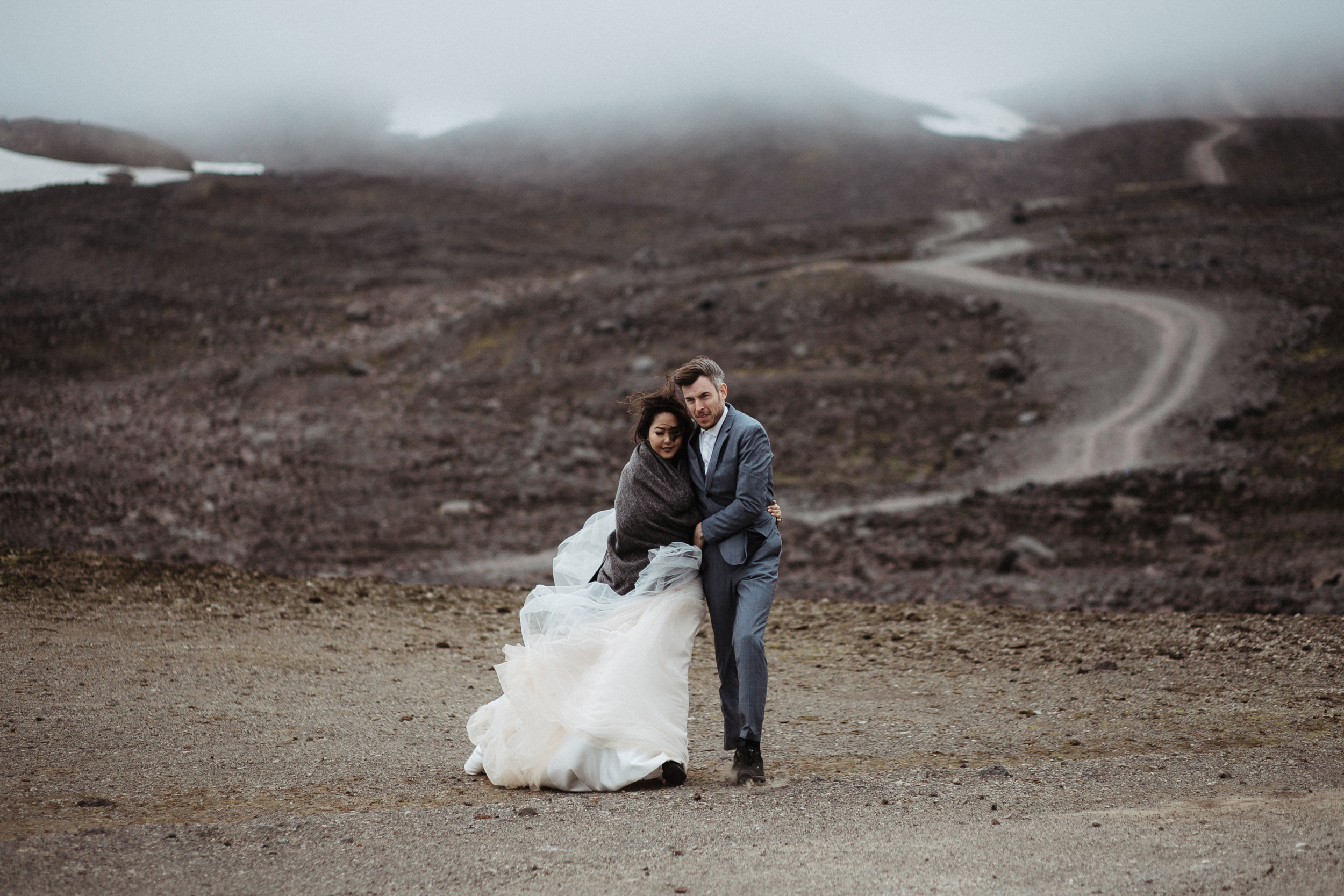 Wedding for two in Iceland. Iceland elopement photographer & videographer