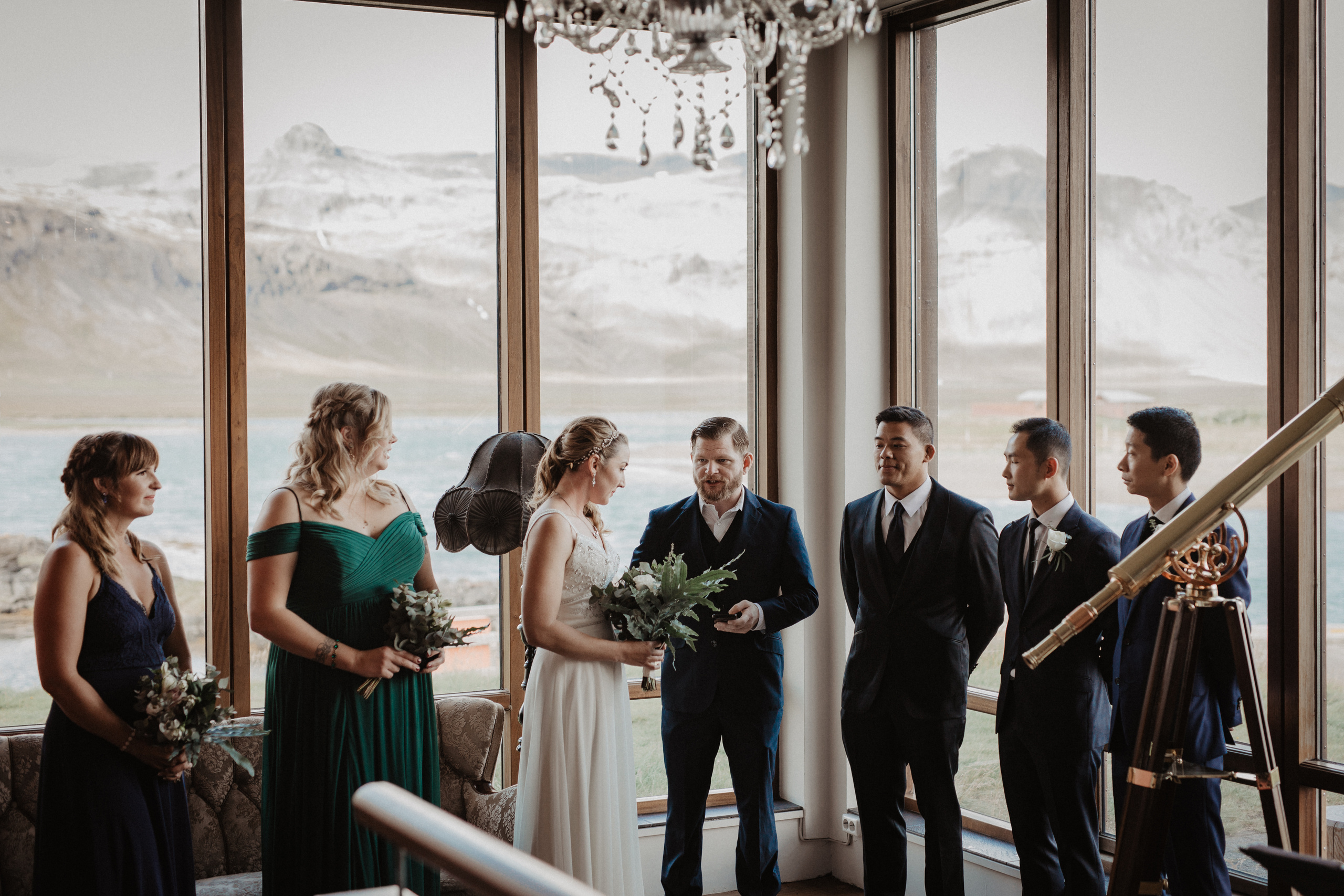 Wedding in Budir Iceland. Iceland elopement photographer & videographer
