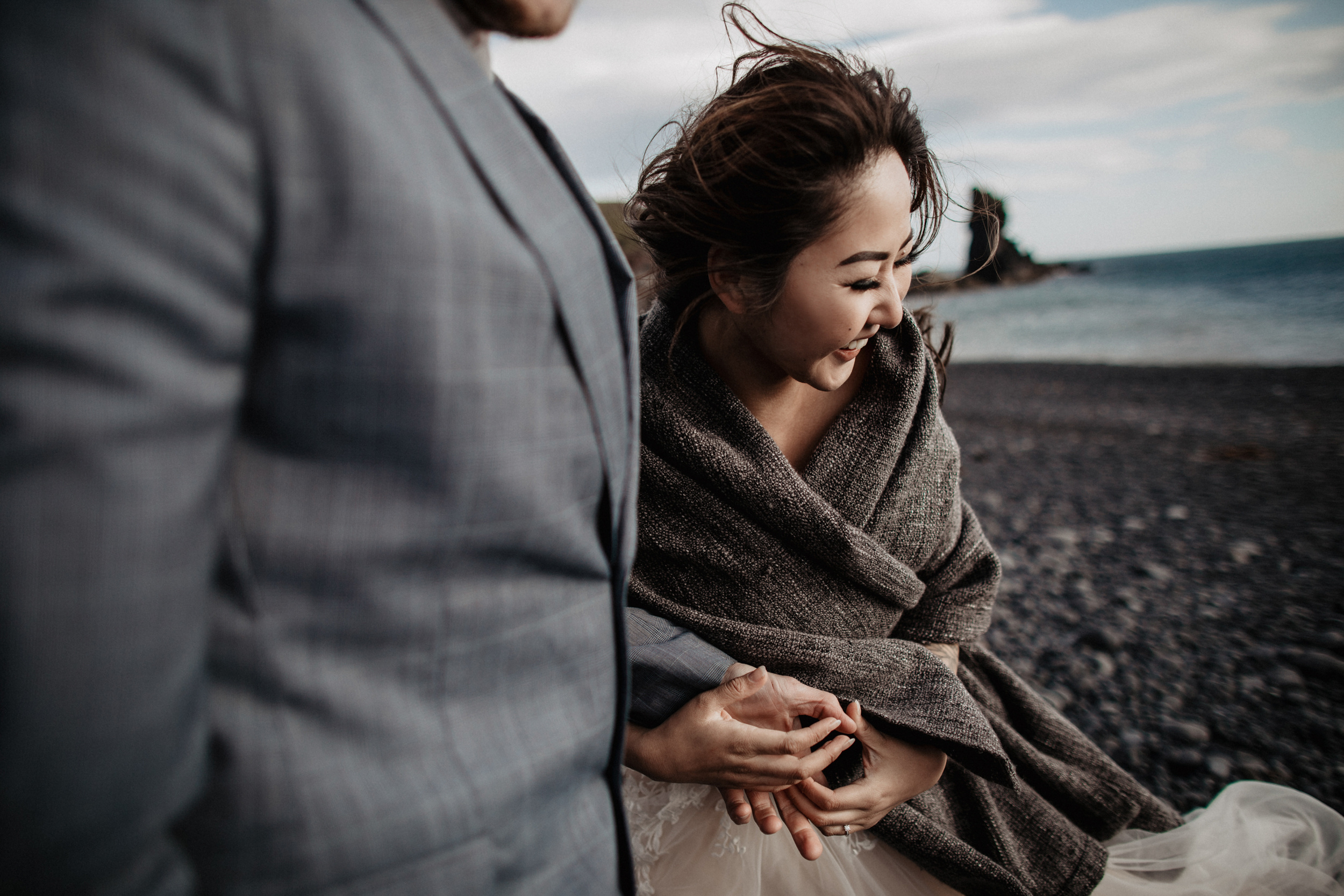 Wedding for two in Iceland. Iceland elopement photographer & videographer