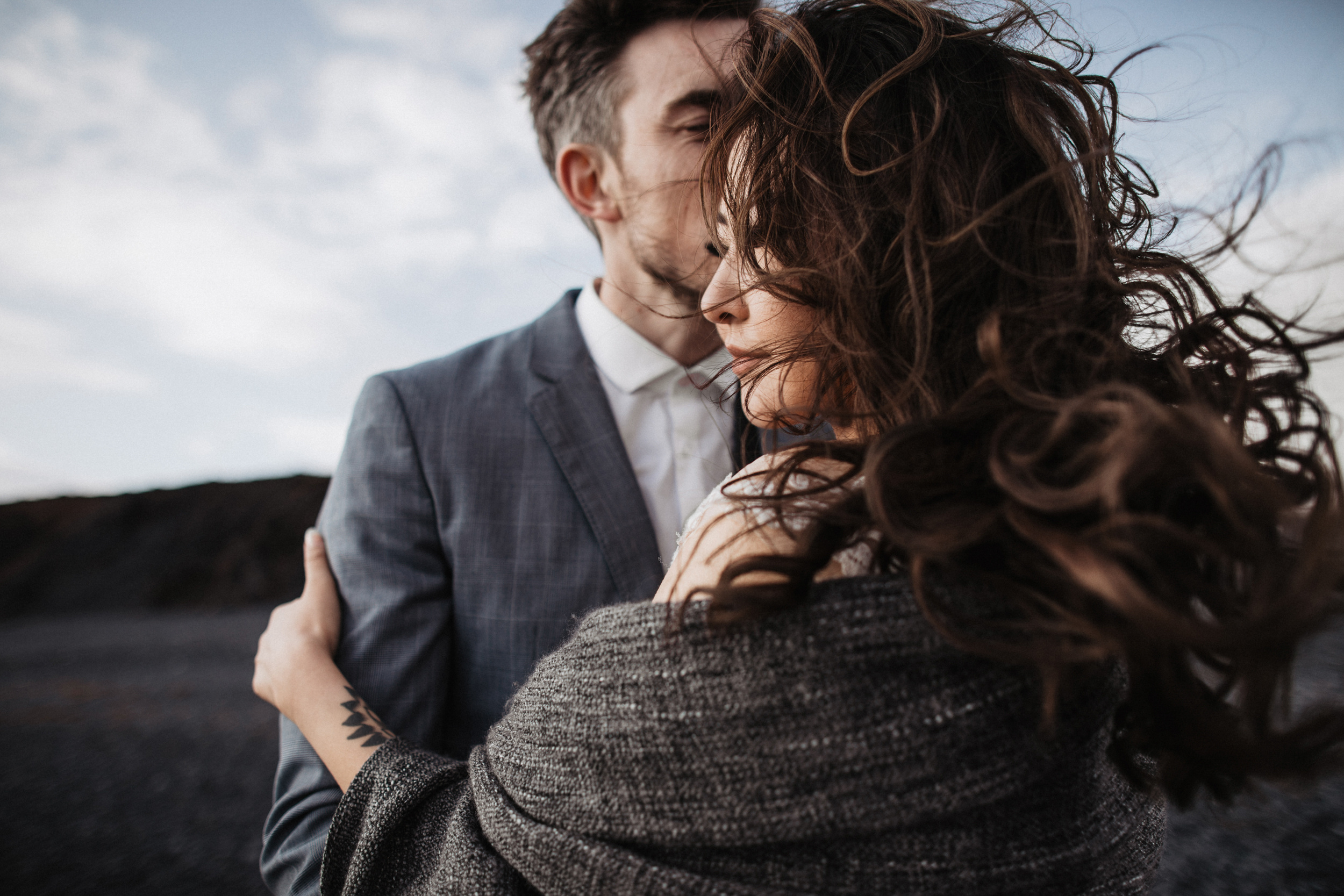 Wedding for two in Iceland. Iceland elopement photographer & videographer