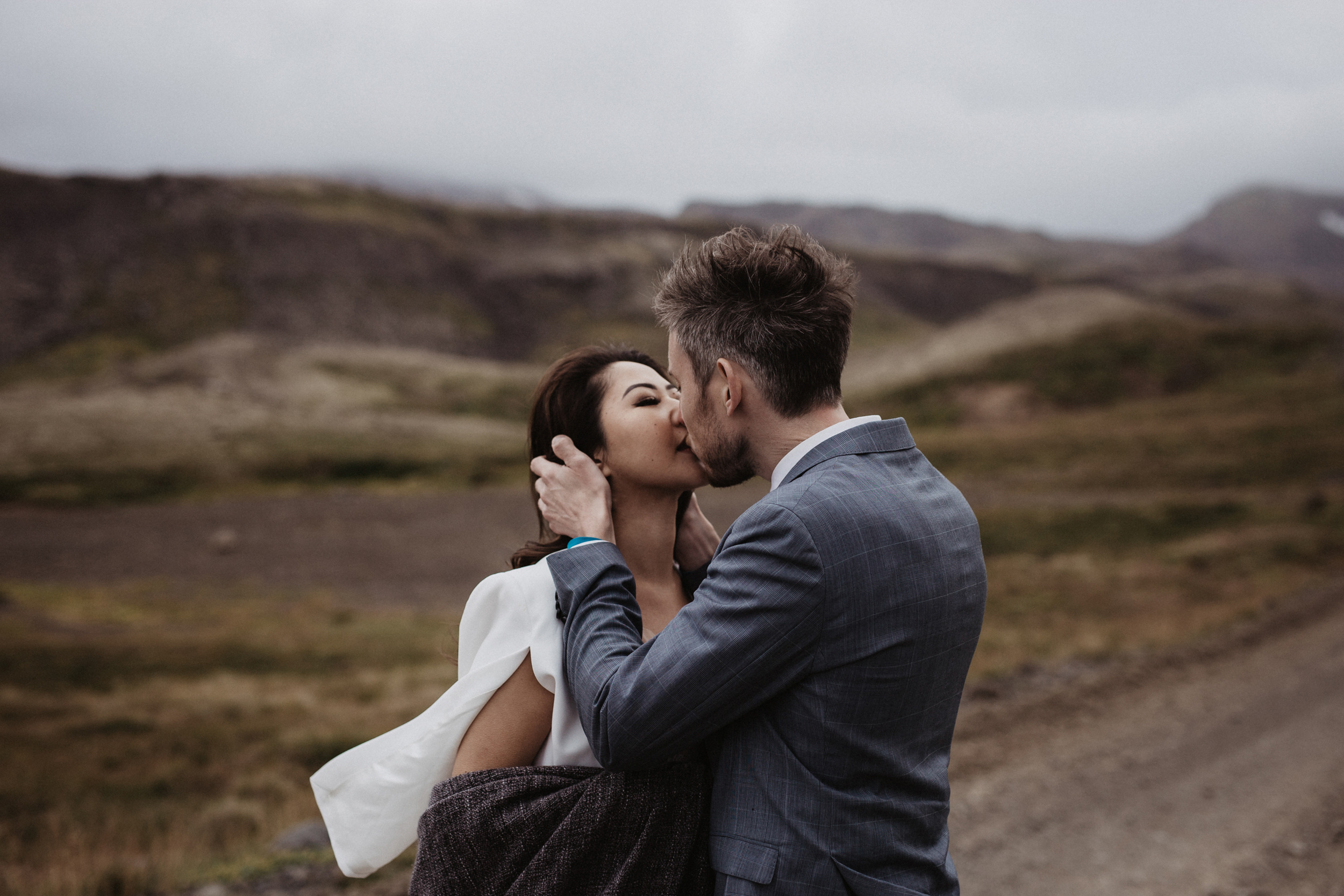 Wedding for two in Iceland. Iceland elopement photographer & videographer