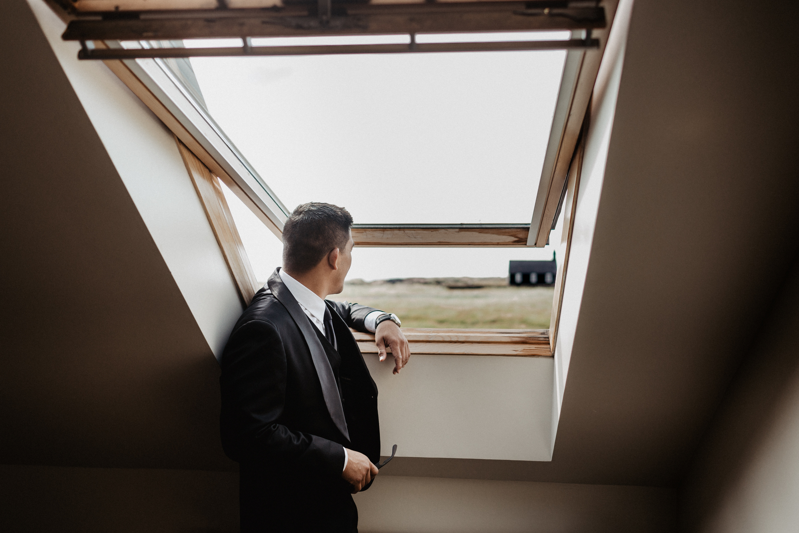 Wedding in Budir Iceland. Iceland elopement photographer & videographer