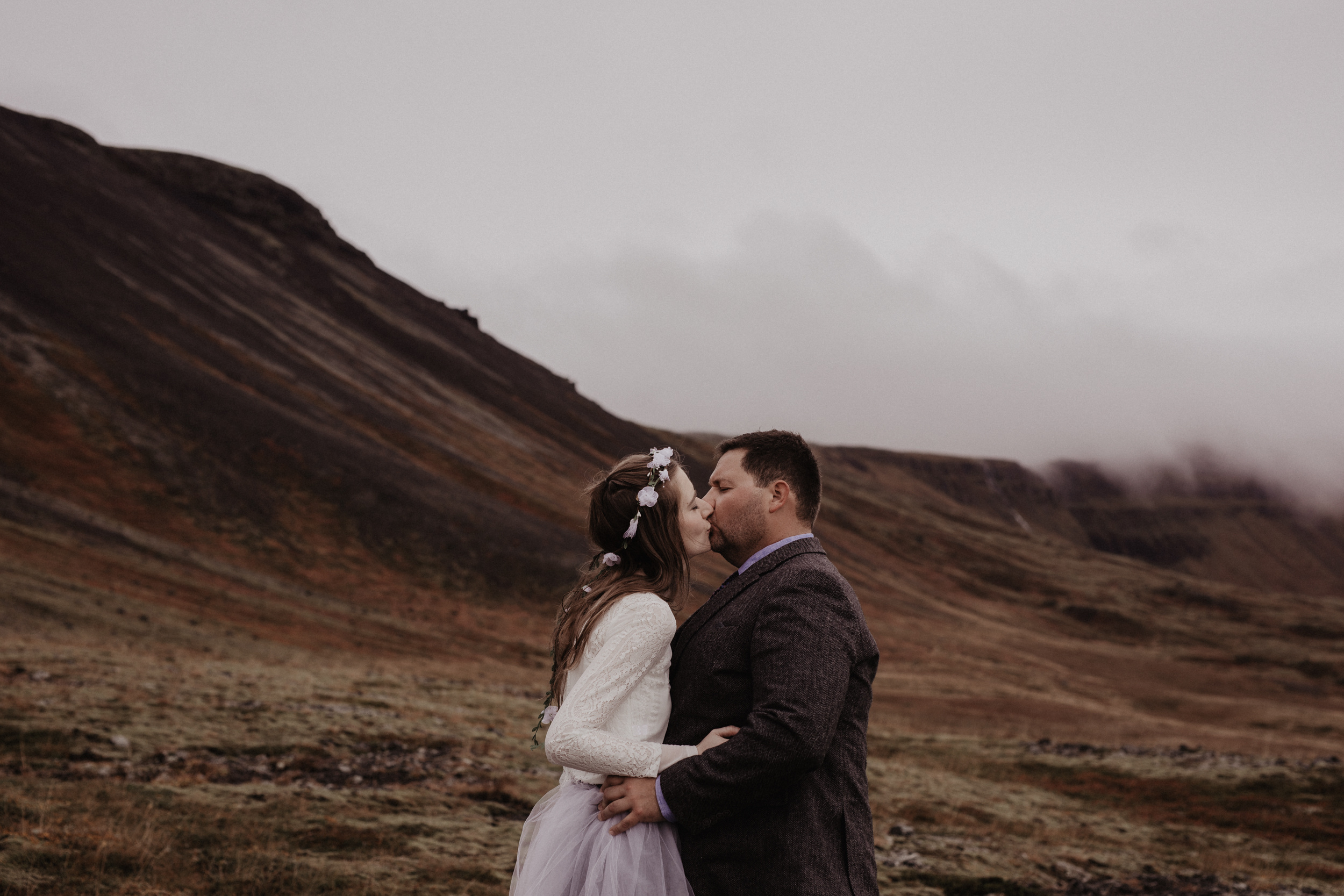 Iceland elopement in Snaefellsnes peninsula. Iceland elopement photographer & videographer