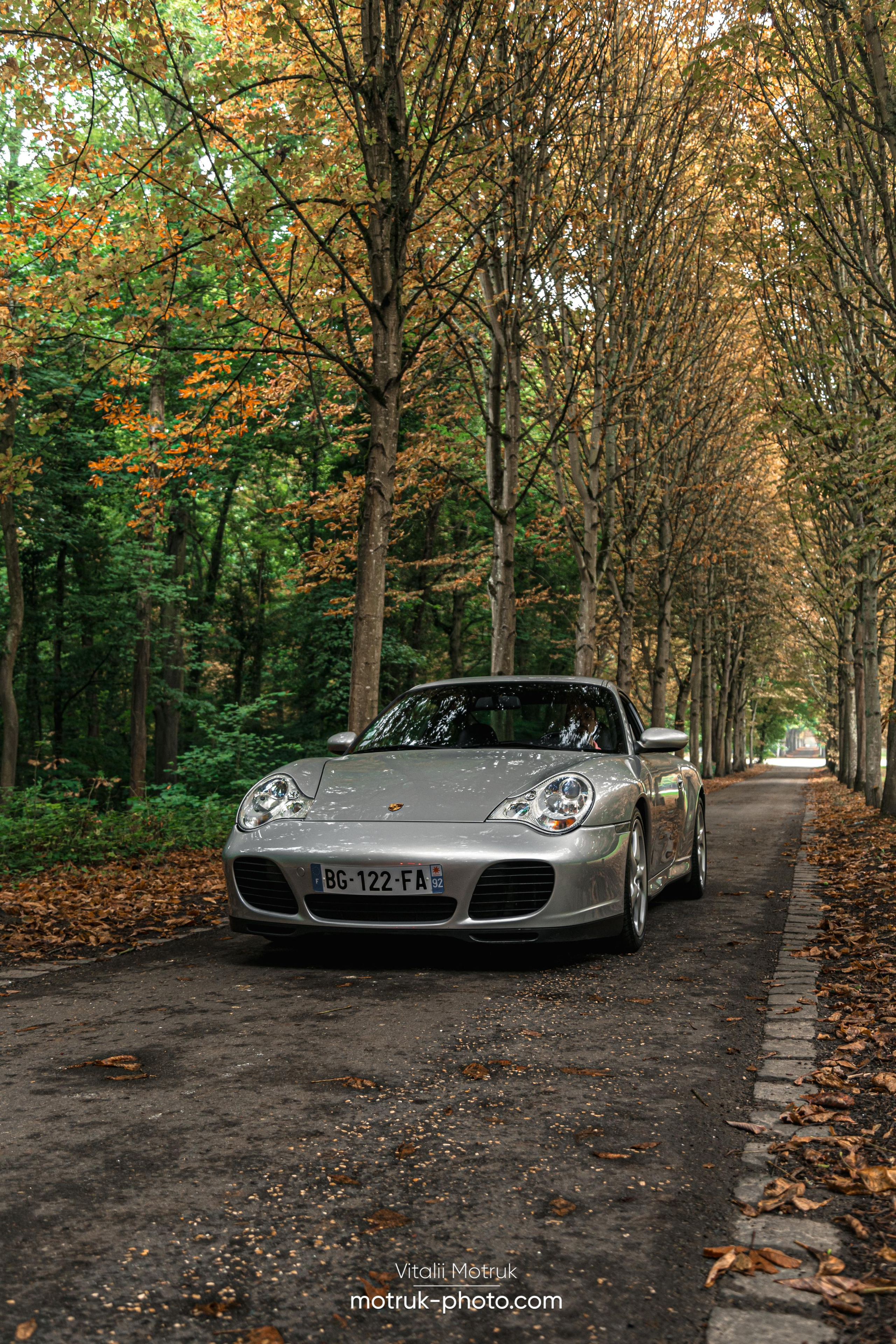 3 Porsches. Photographe de voitures à Paris — Vitalii Motruk