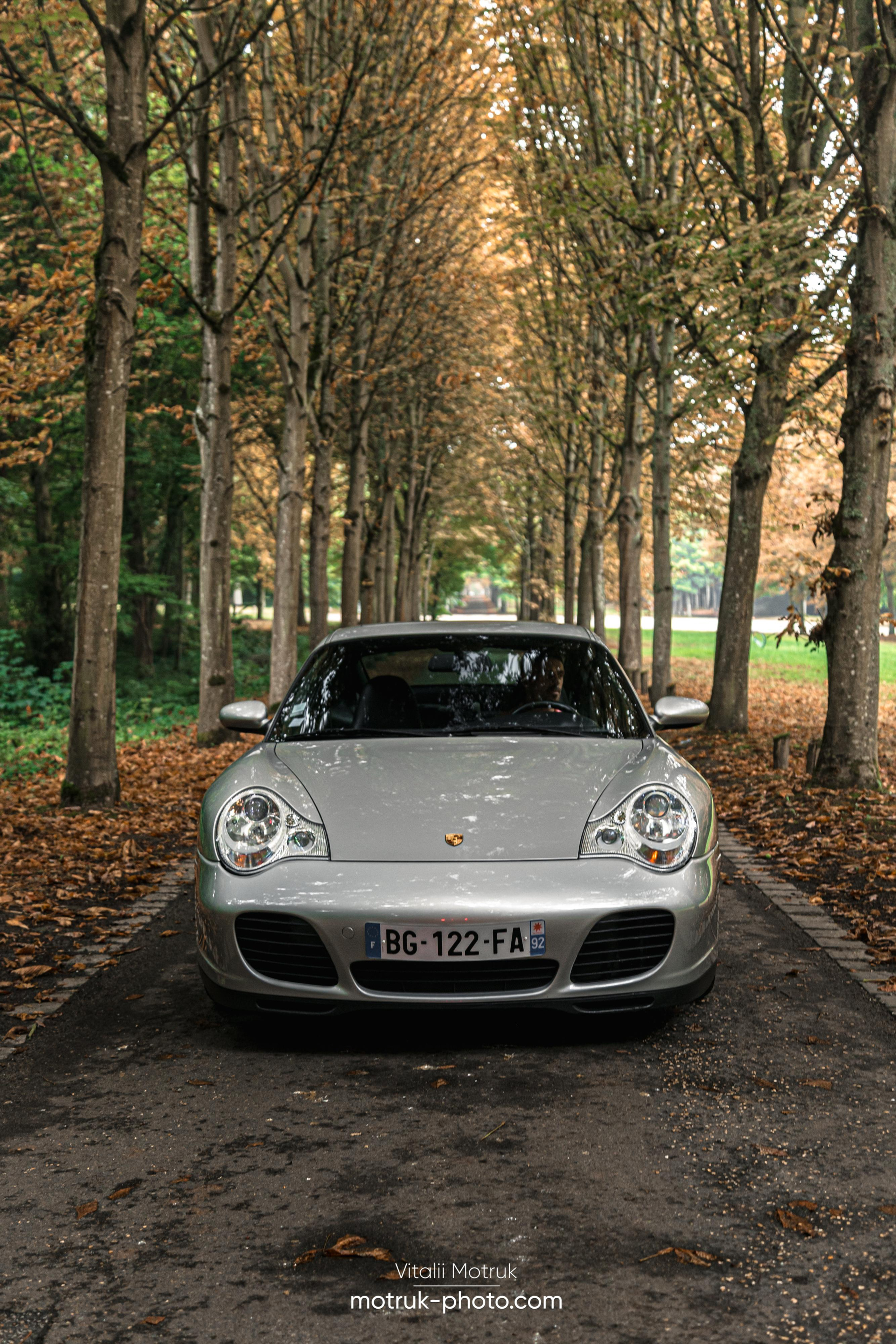 3 Porsches. Photographe de voitures à Paris — Vitalii Motruk