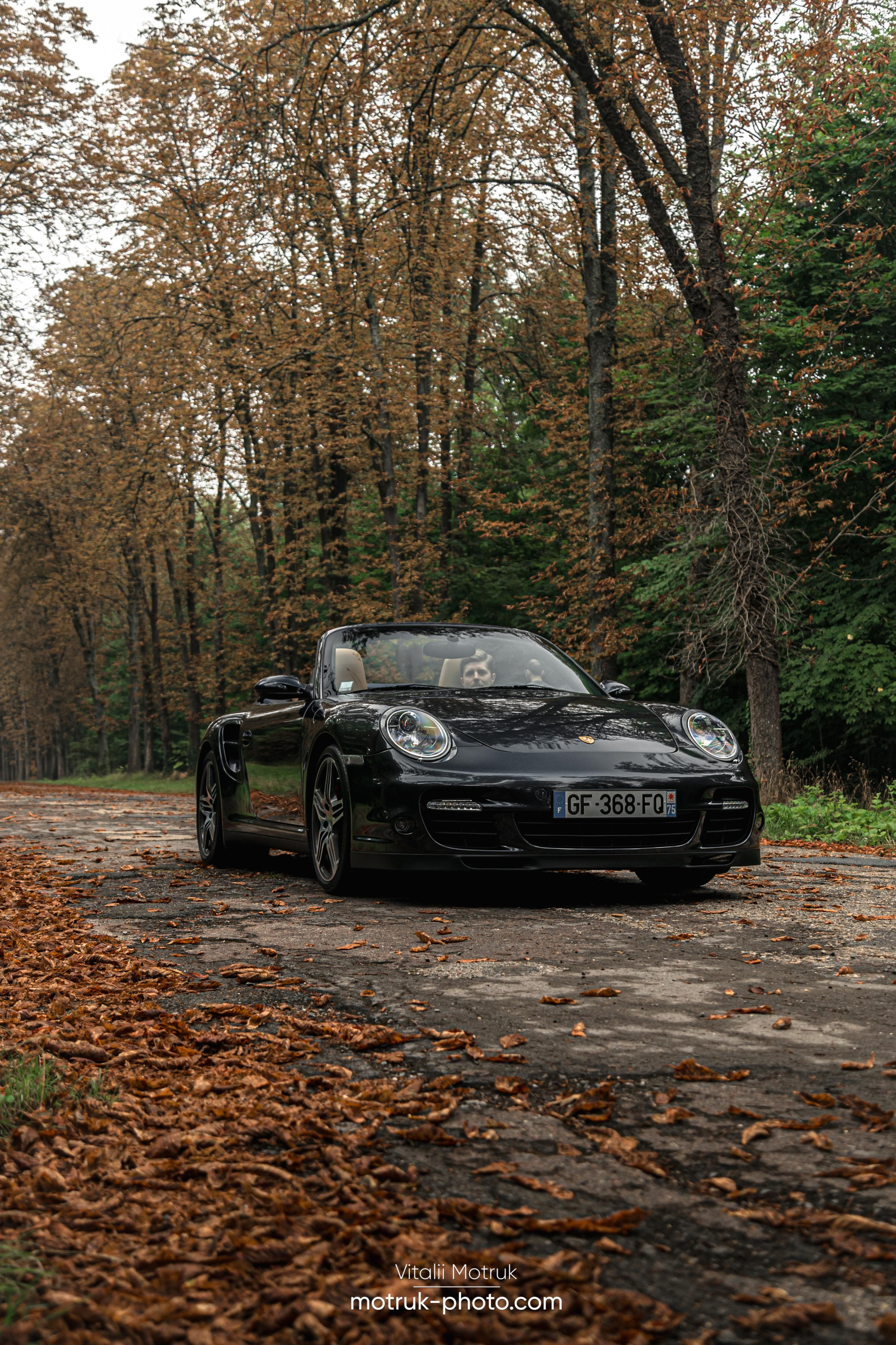 3 Porsches. Photographe de voitures à Paris — Vitalii Motruk