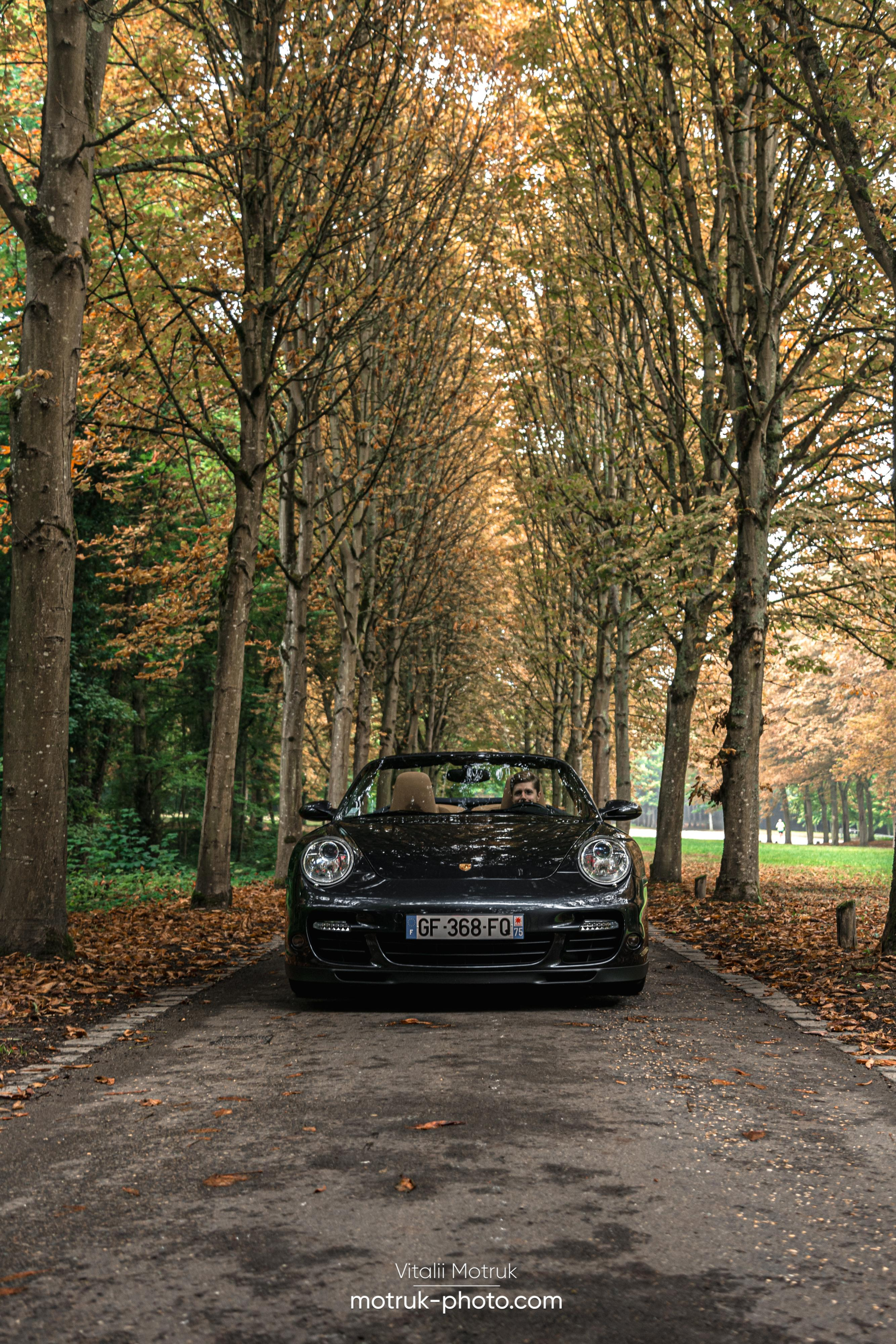 3 Porsches. Photographe de voitures à Paris — Vitalii Motruk
