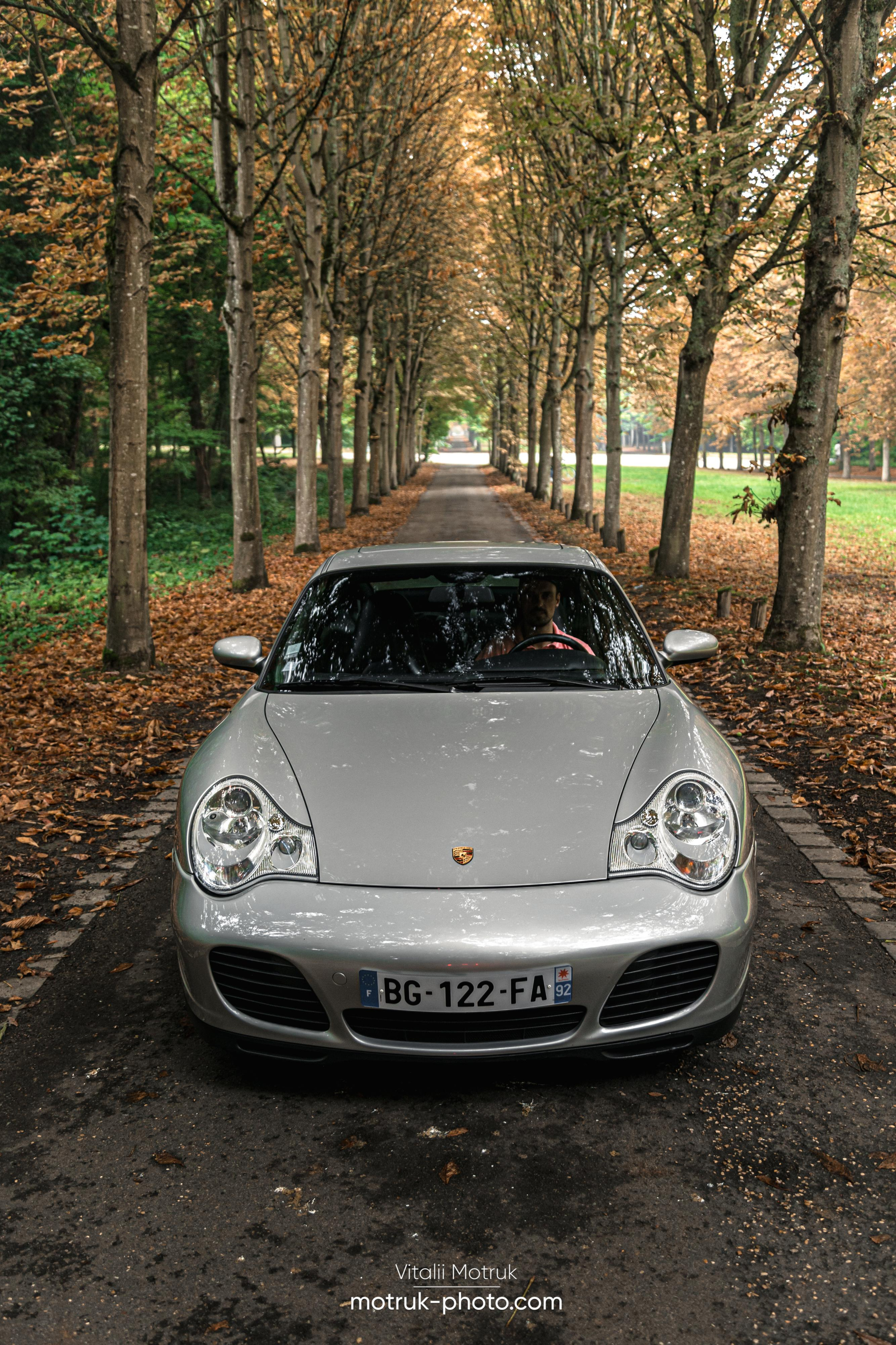 3 Porsches. Photographe de voitures à Paris — Vitalii Motruk