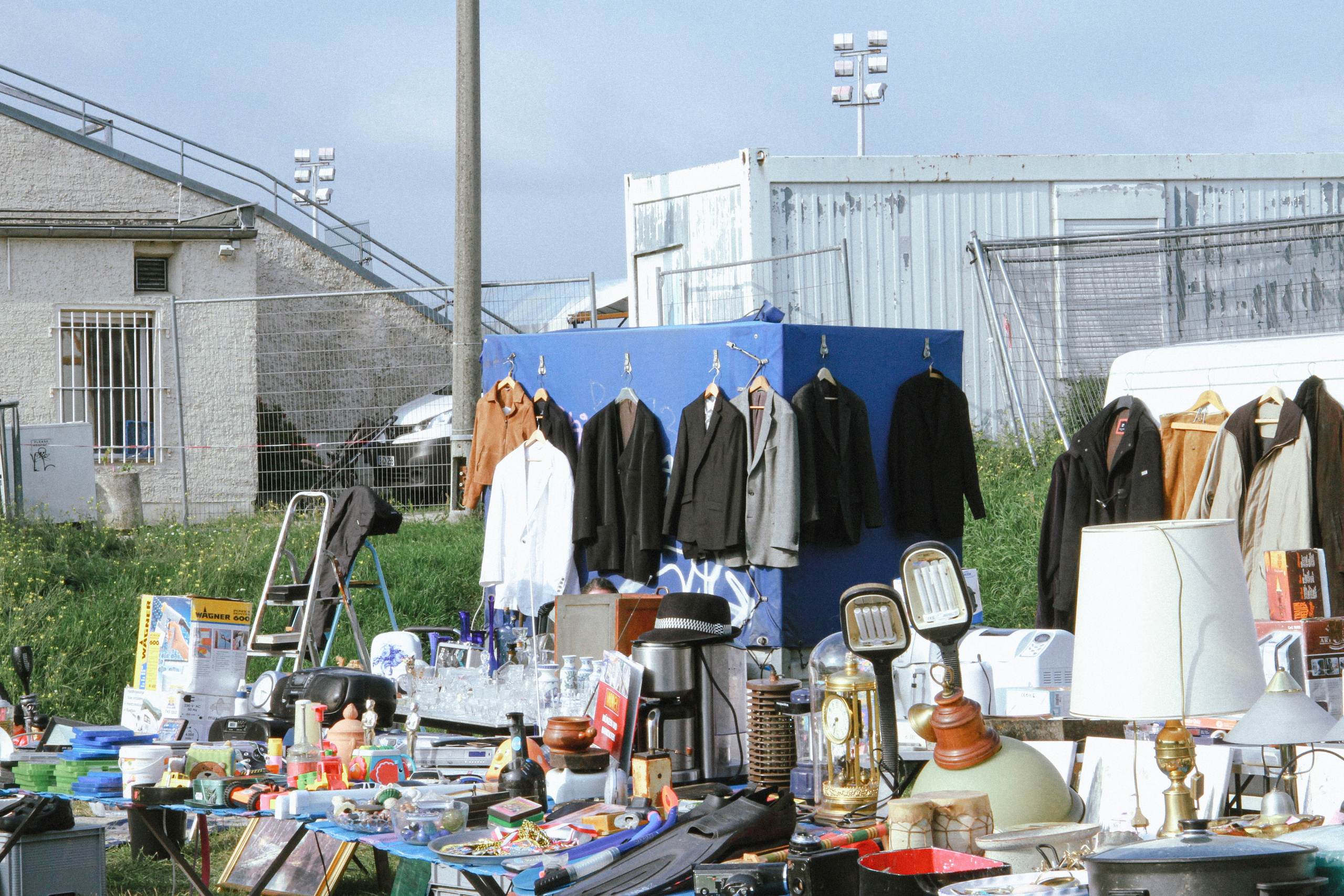 Trabrennbahn Karlshorst antique market for Exberliner magazine. Maria Bogachek Photography