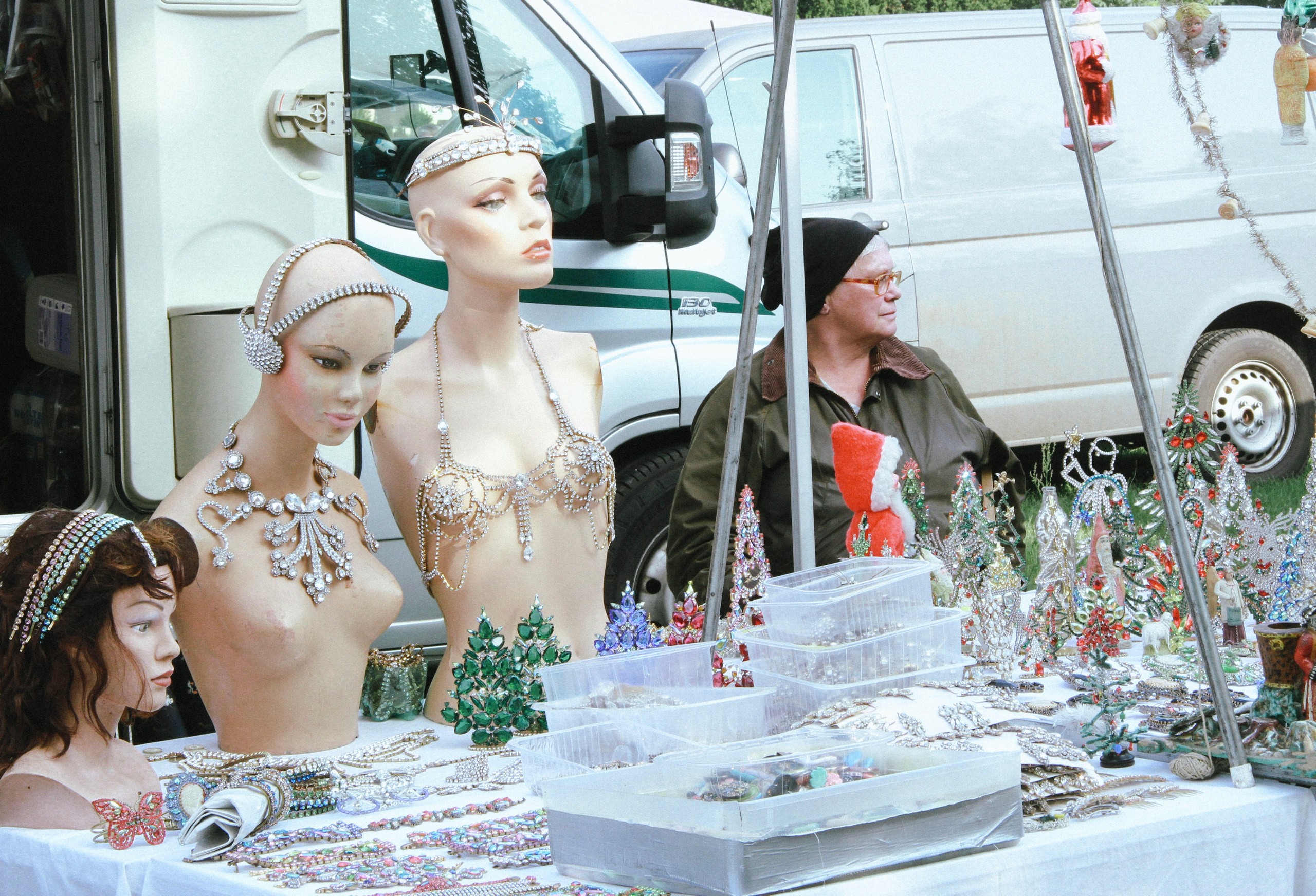 Trabrennbahn Karlshorst antique market for Exberliner magazine. Maria Bogachek Photography