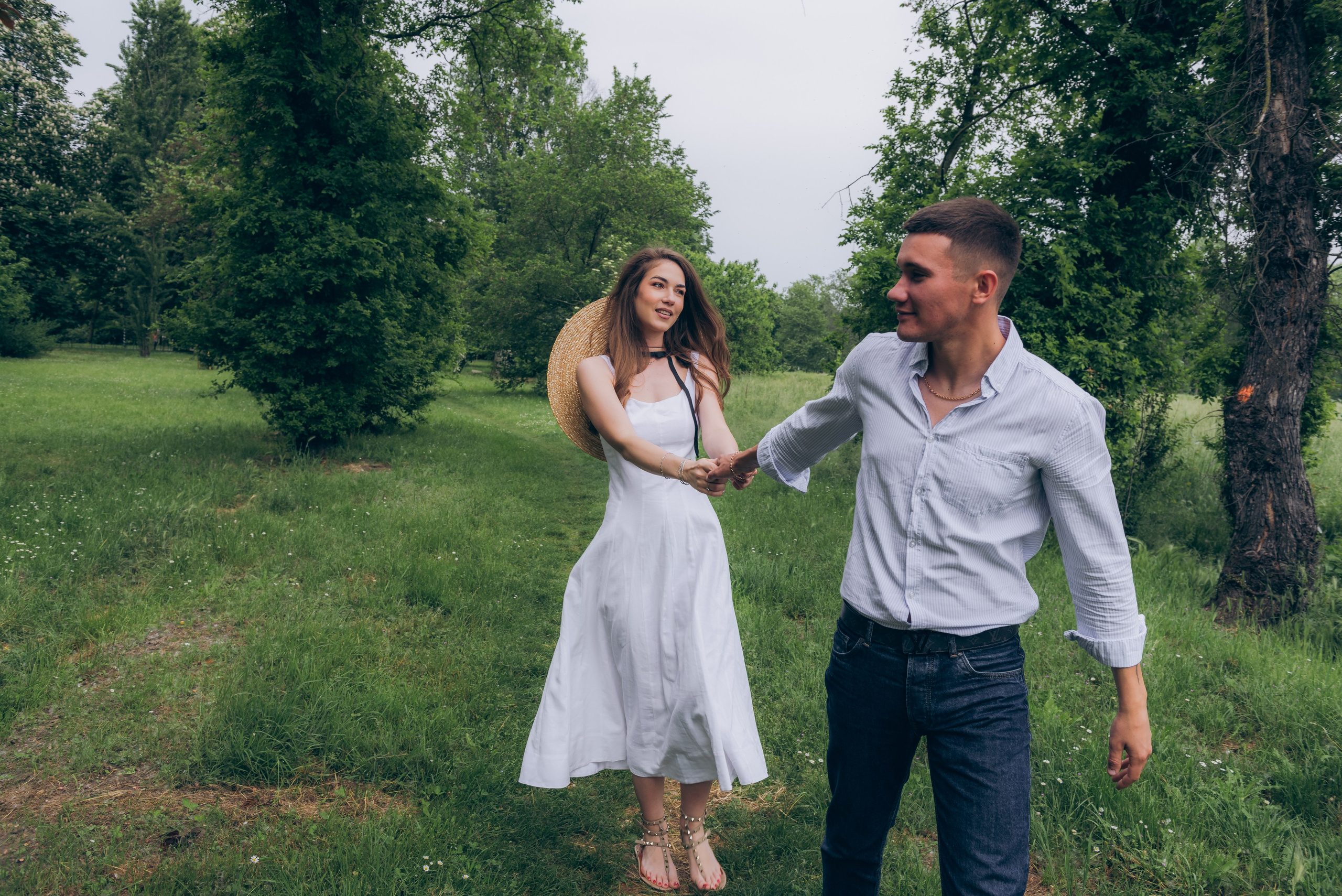 Romantic morning in park in Milan. Anastasiia Buchinskaia Fotografa Milano