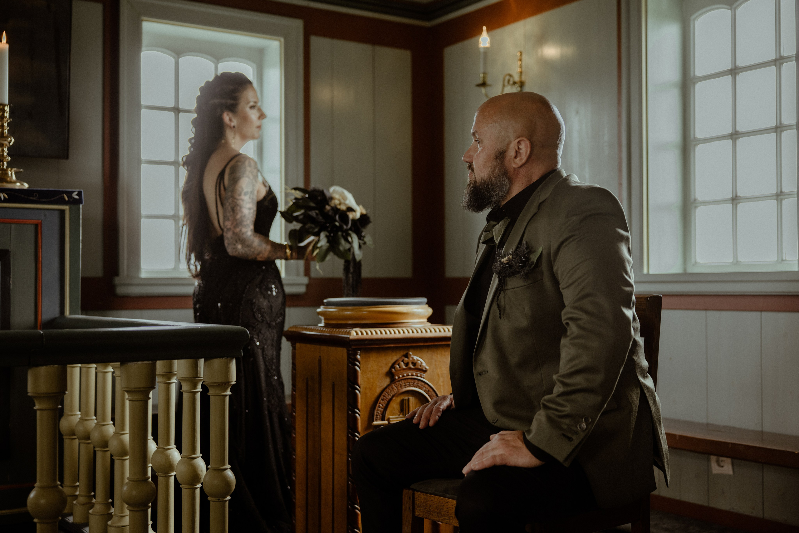 Viking inspired secret elopement in Iceland — wedding in Budir. Iceland elopement photographer & videographer