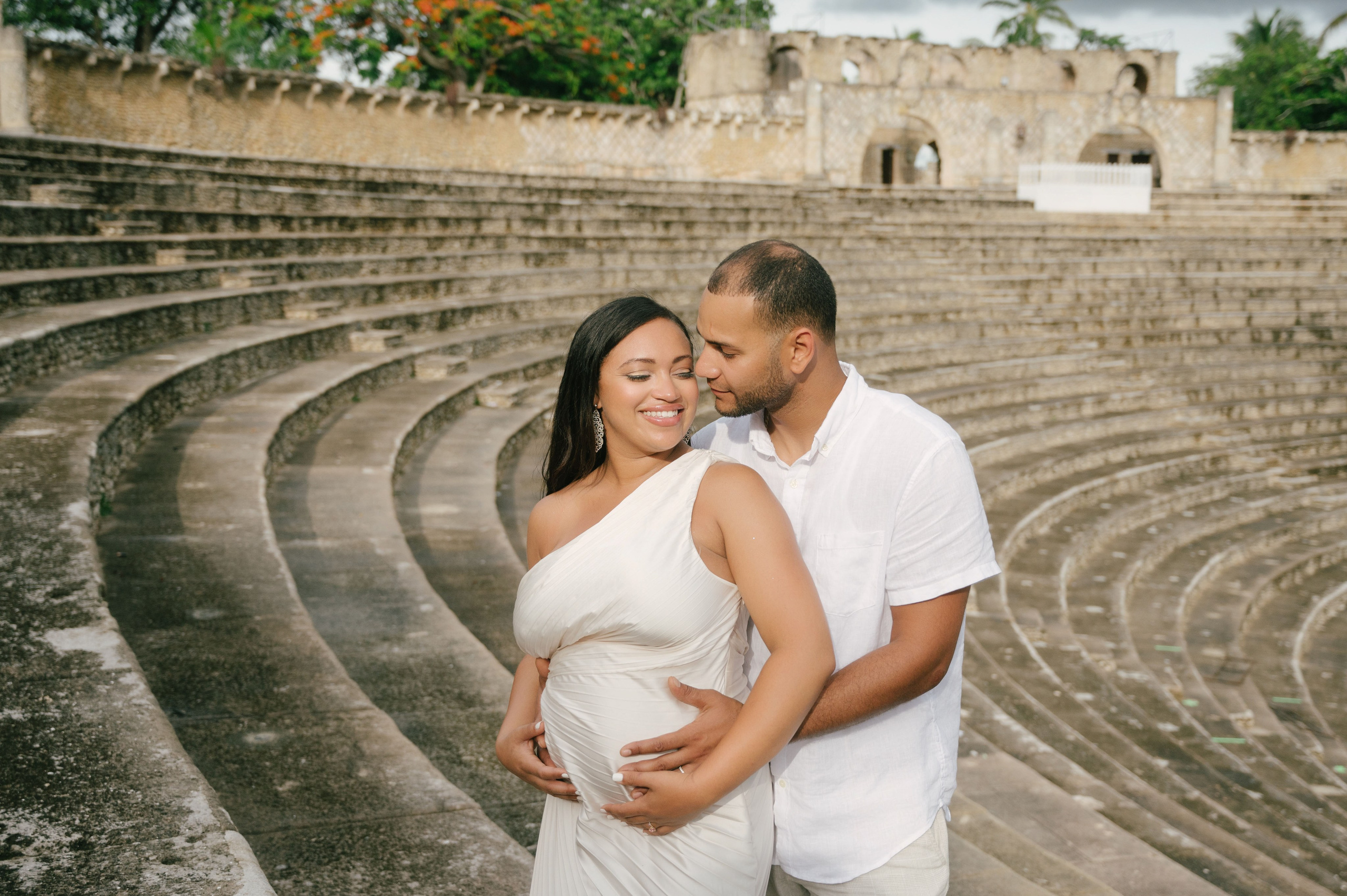Cinthia and Jose at Altos de Chavon