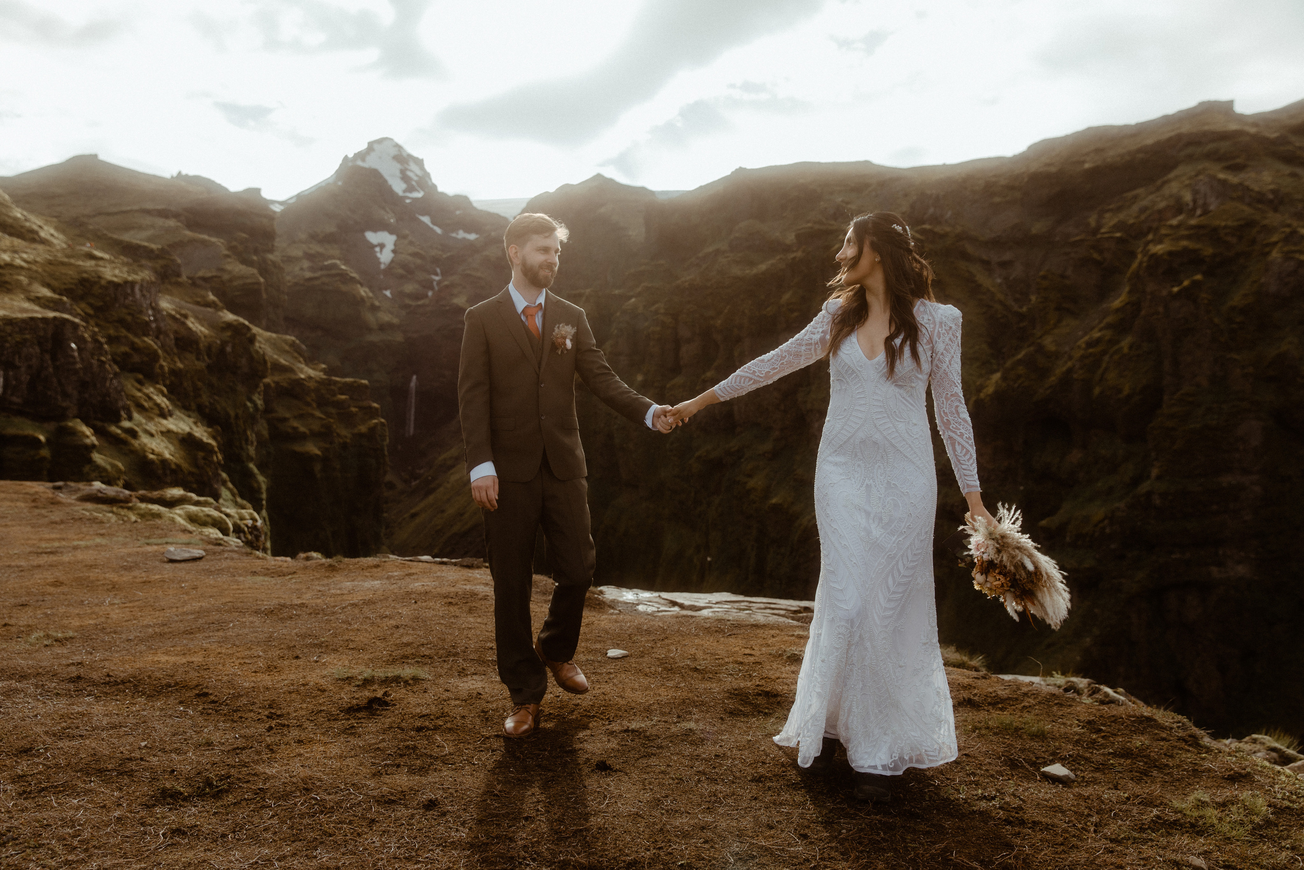 Adventure elopement in Iceland. Iceland elopement photographer & videographer