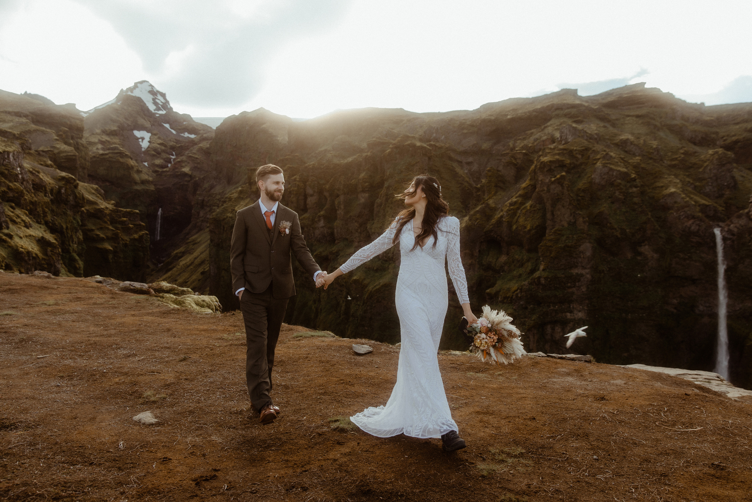 Adventure elopement in Iceland. Iceland elopement photographer & videographer