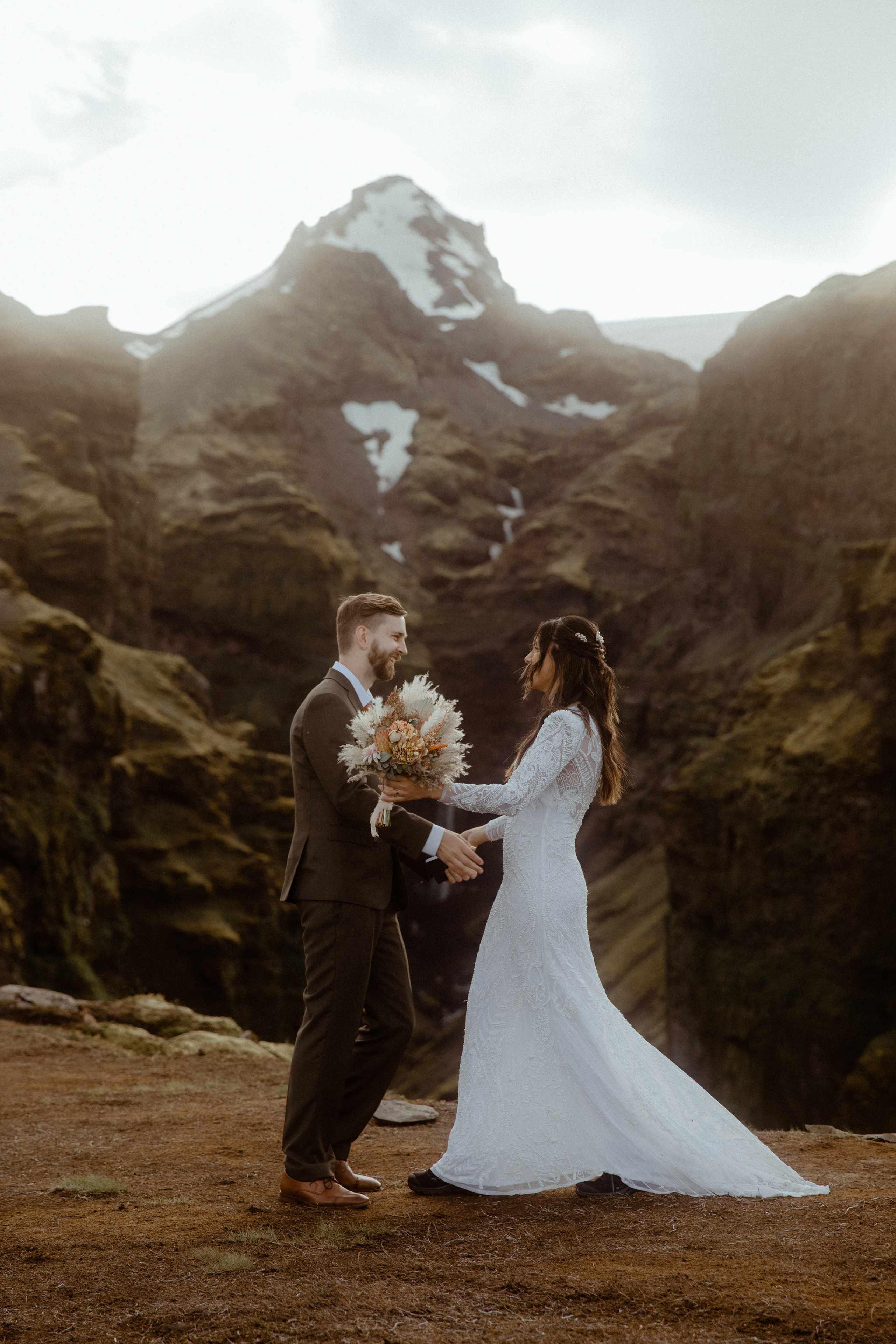 Adventure elopement in Iceland. Iceland elopement photographer & videographer