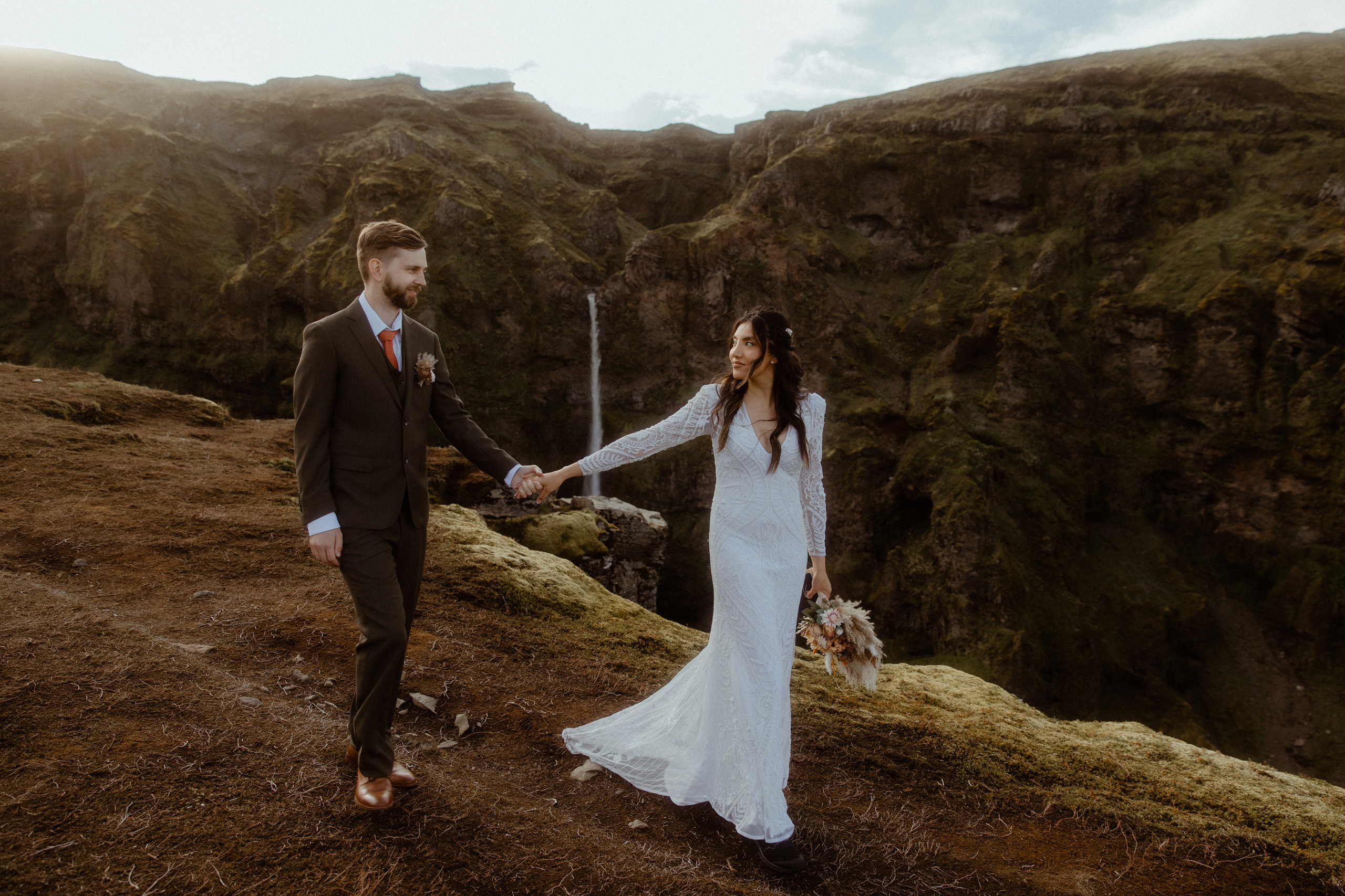 Adventure elopement in Iceland. Iceland elopement photographer & videographer