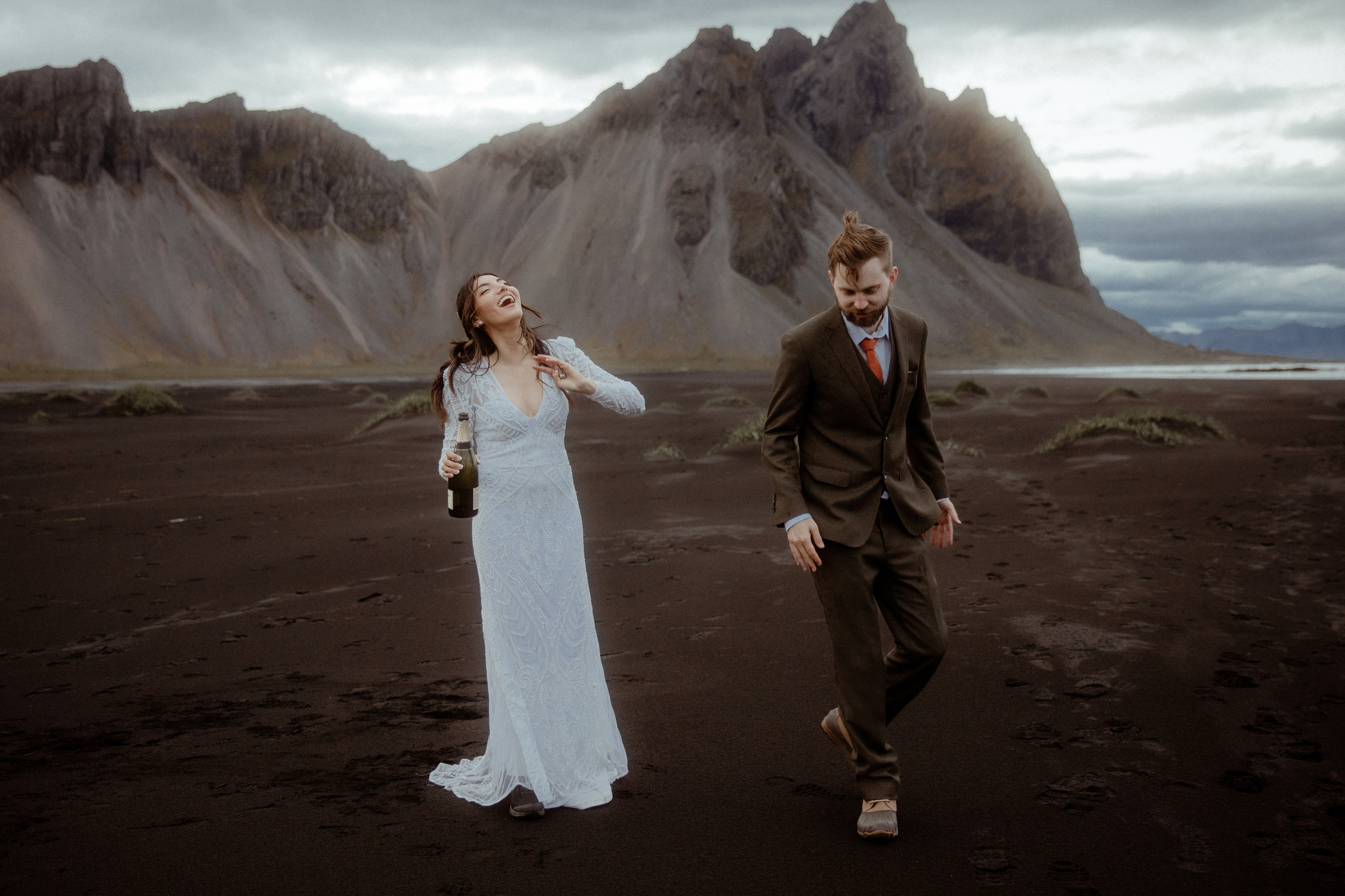 Adventure elopement in Iceland. Iceland elopement photographer & videographer