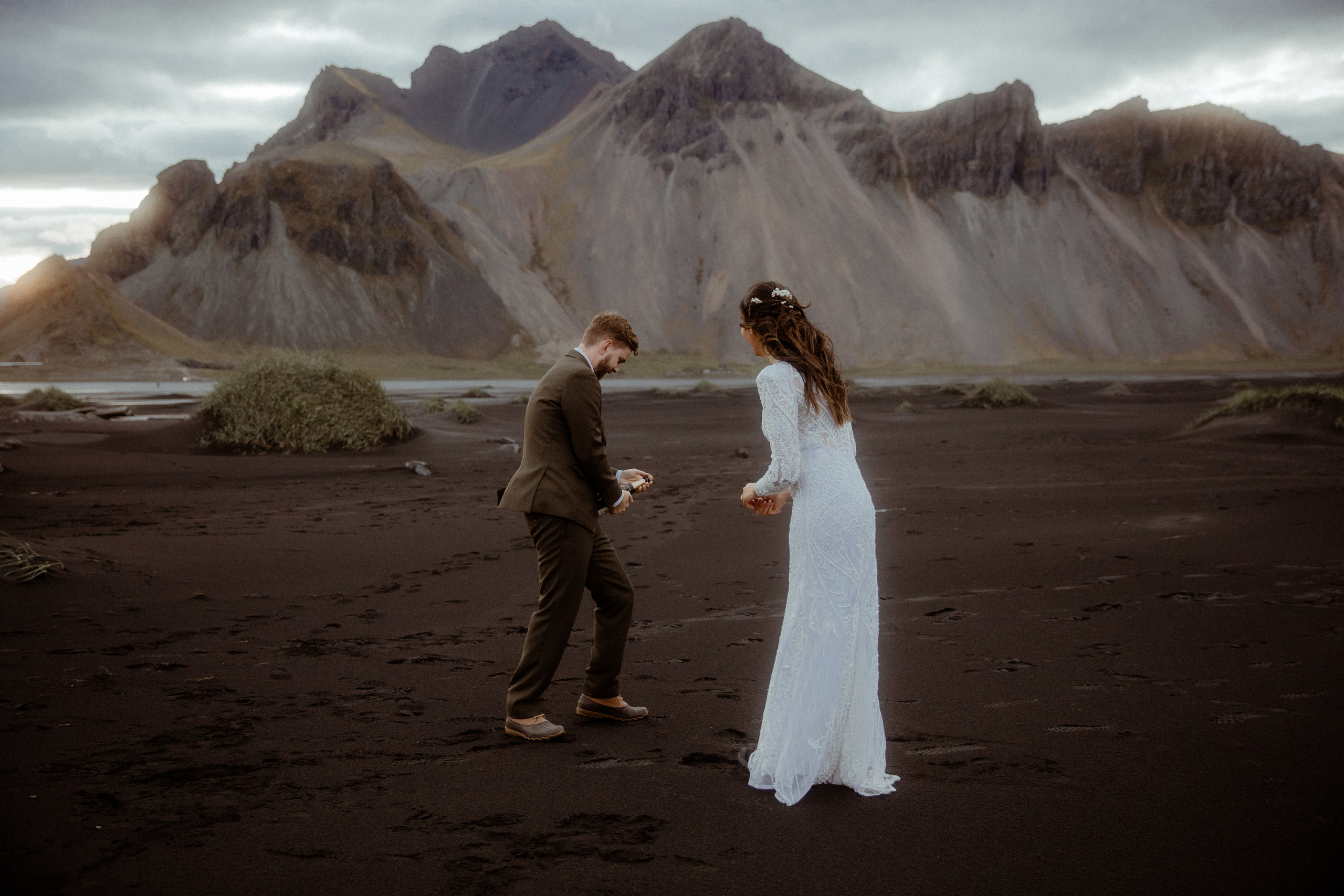 Adventure elopement in Iceland. Iceland elopement photographer & videographer