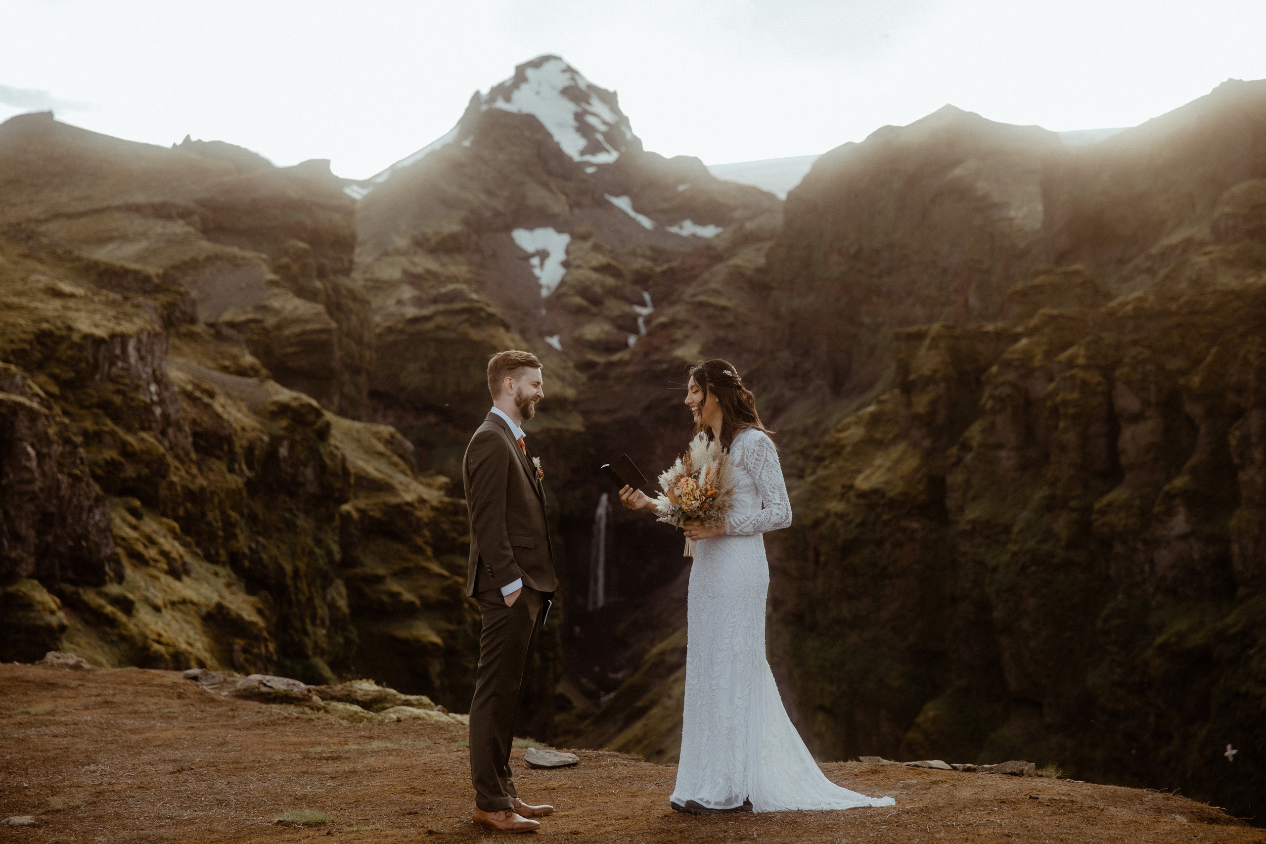 Adventure elopement in Iceland. Iceland elopement photographer & videographer