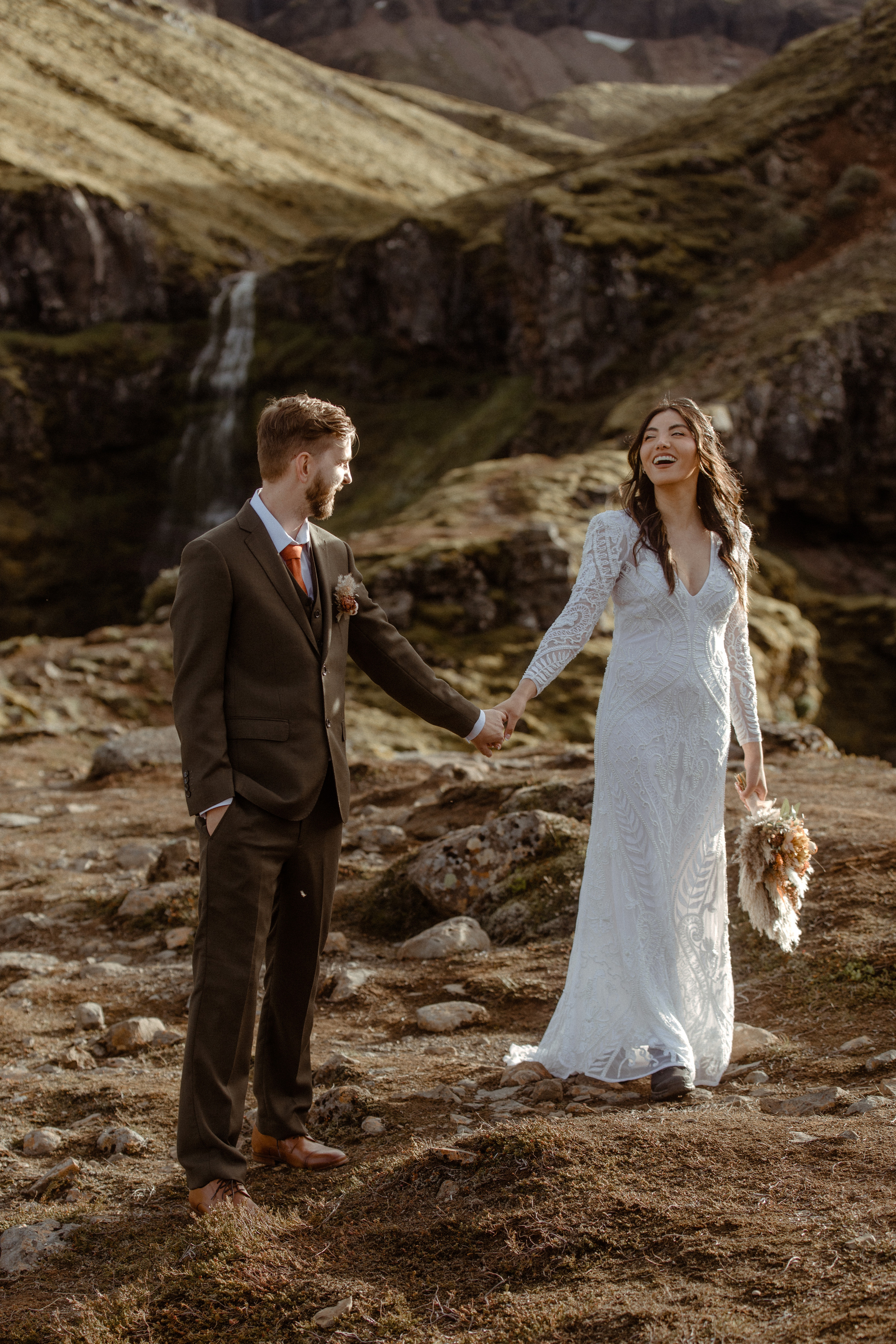 Adventure elopement in Iceland. Iceland elopement photographer & videographer