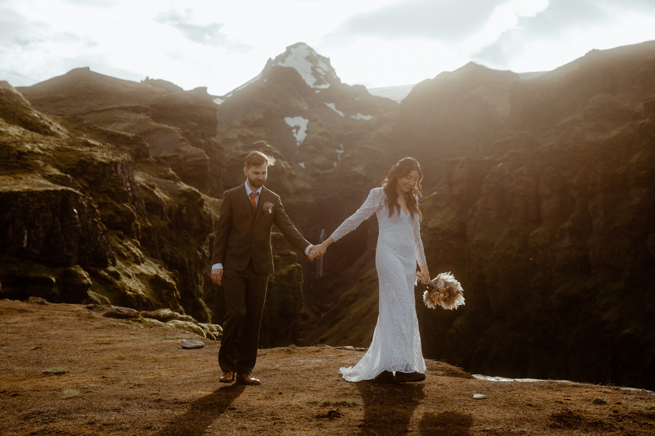 Adventure elopement in Iceland. Iceland elopement photographer & videographer