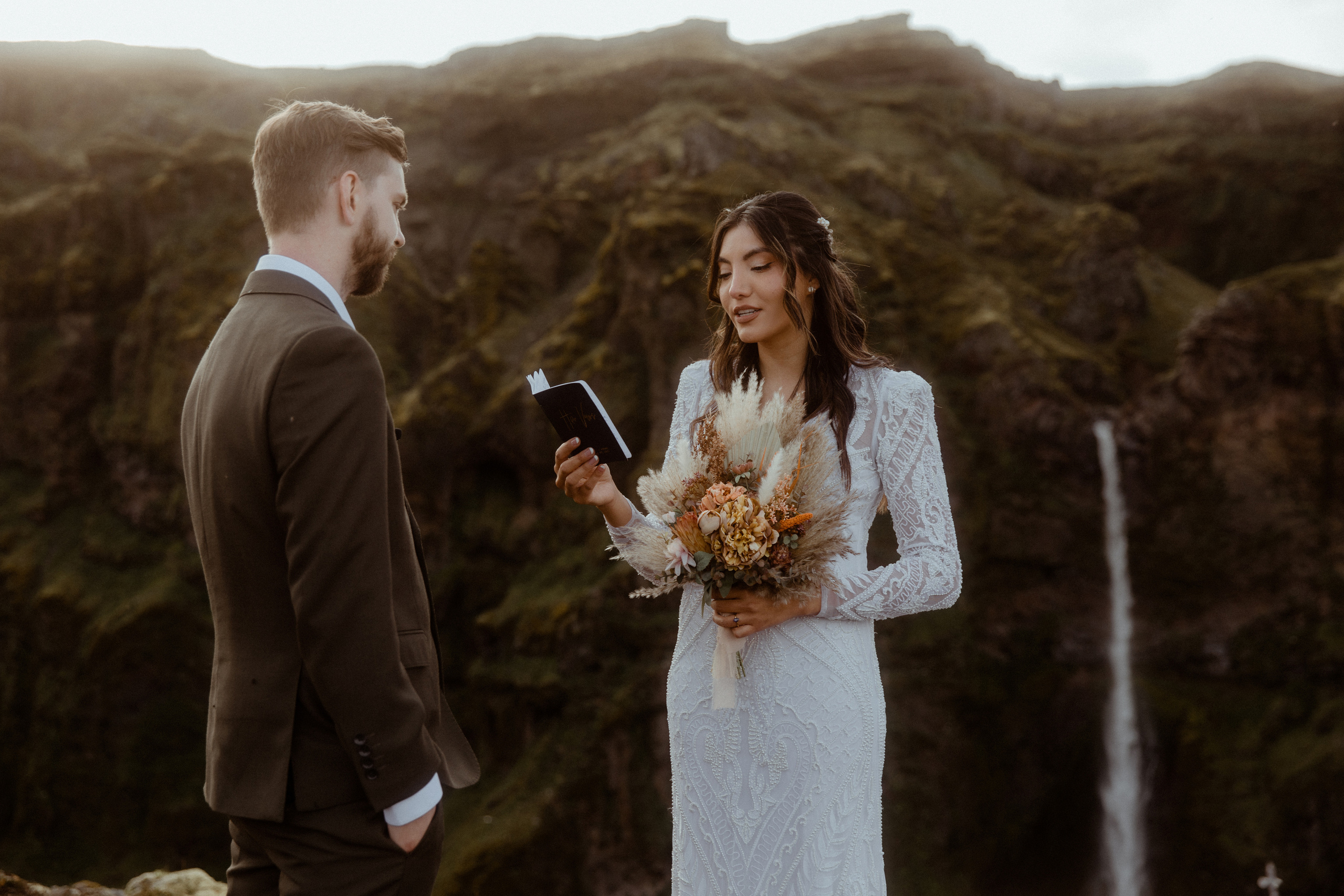 Adventure elopement in Iceland. Iceland elopement photographer & videographer
