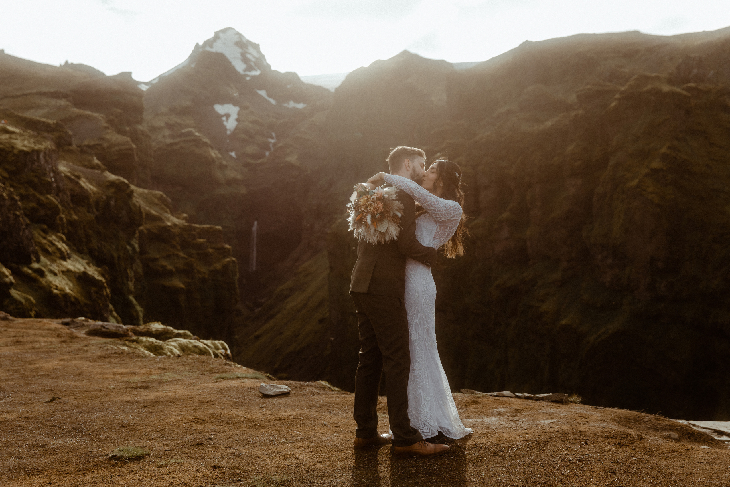 Adventure elopement in Iceland. Iceland elopement photographer & videographer