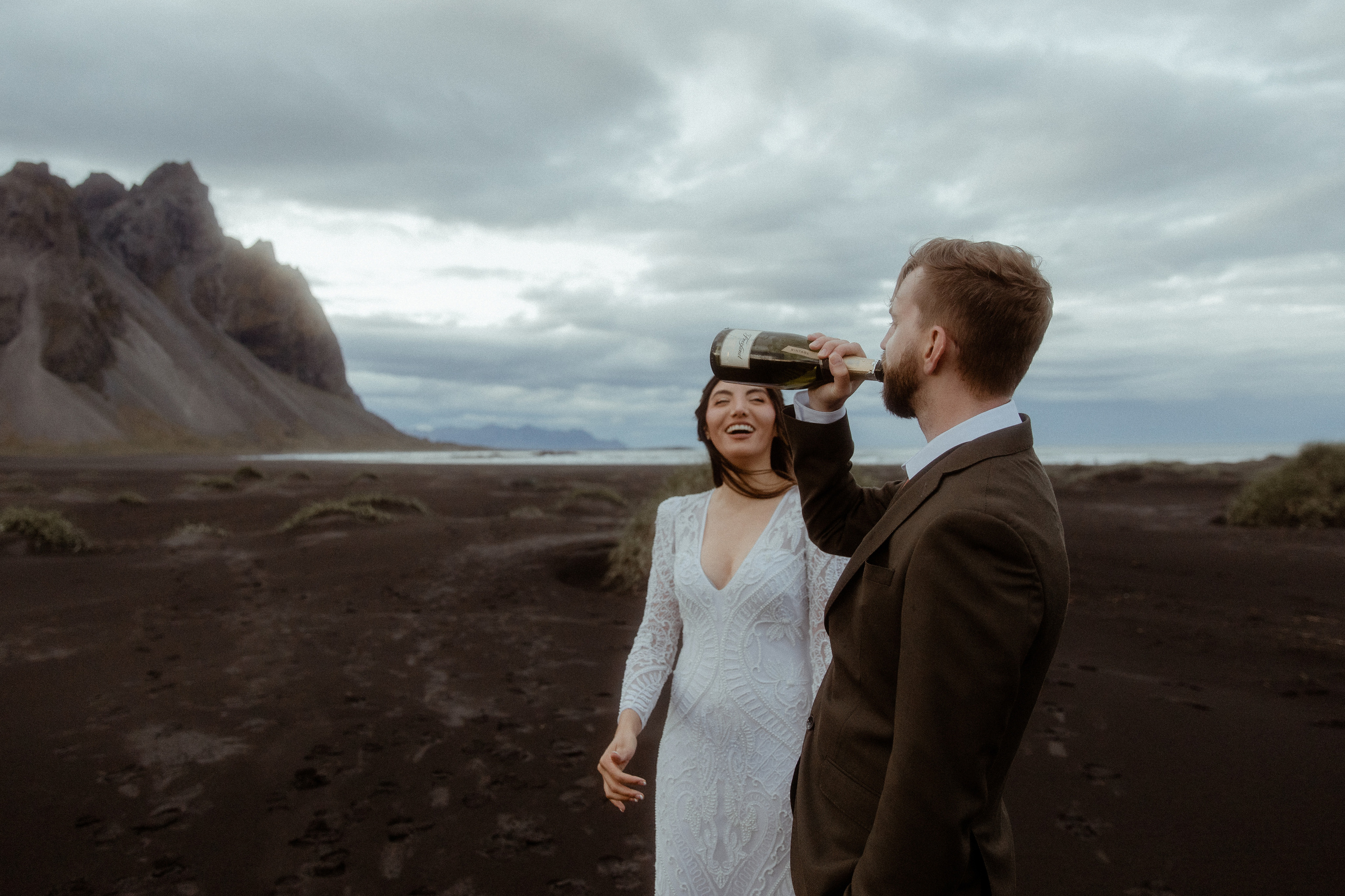 Adventure elopement in Iceland. Iceland elopement photographer & videographer
